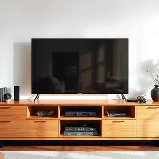 what size media console for 75 inch tv