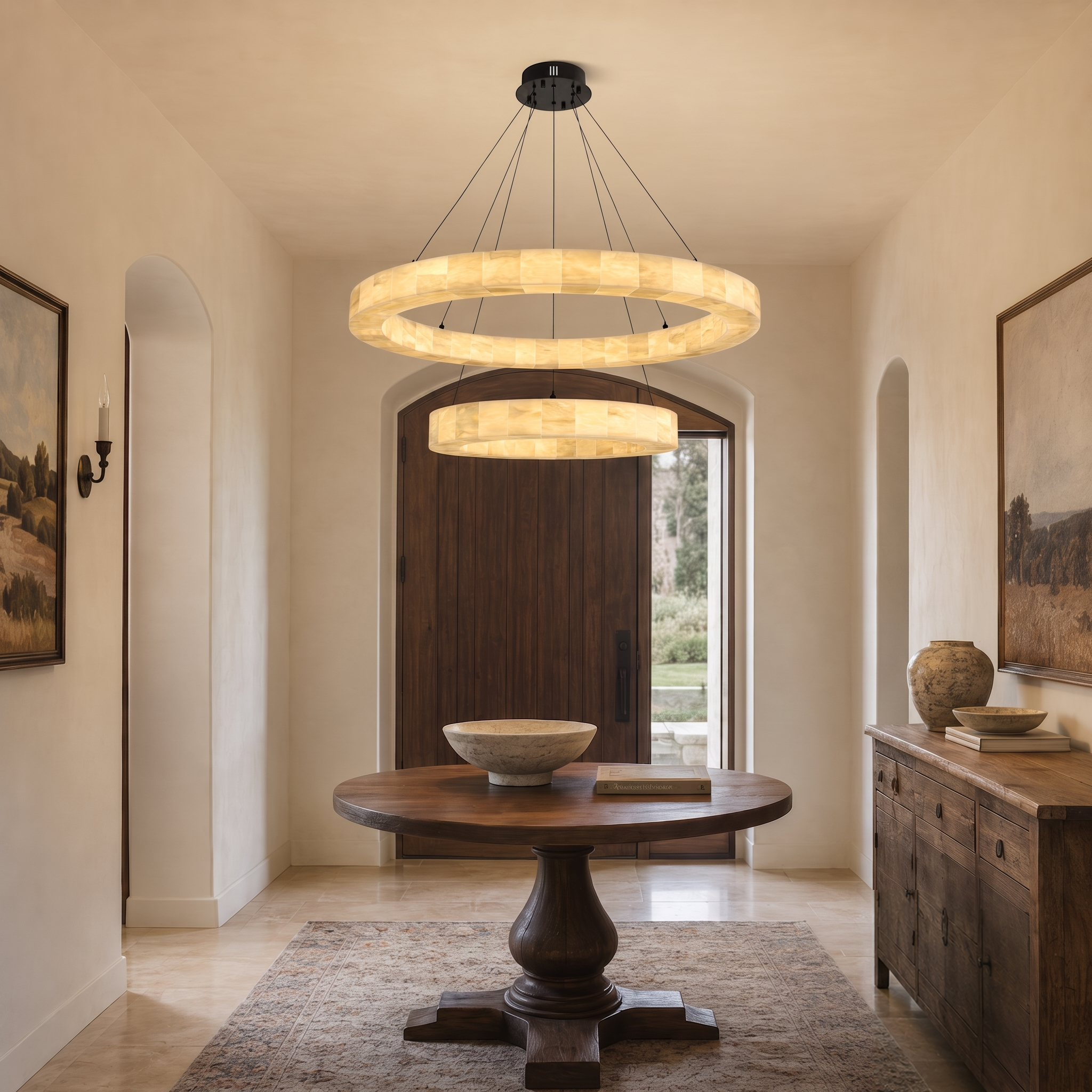 How to Choose a Large Alabaster Chandelier for Luxury Interiors