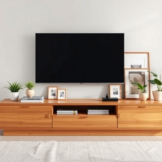 what size media console for 55 tv