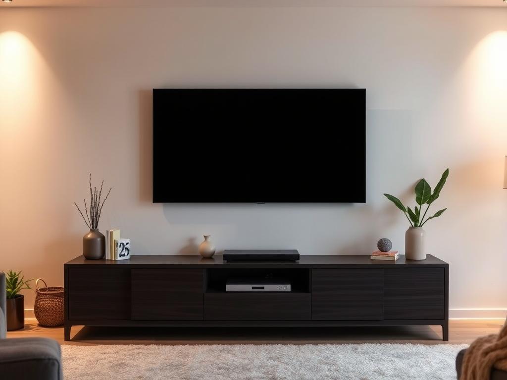 should media console be wider than tv