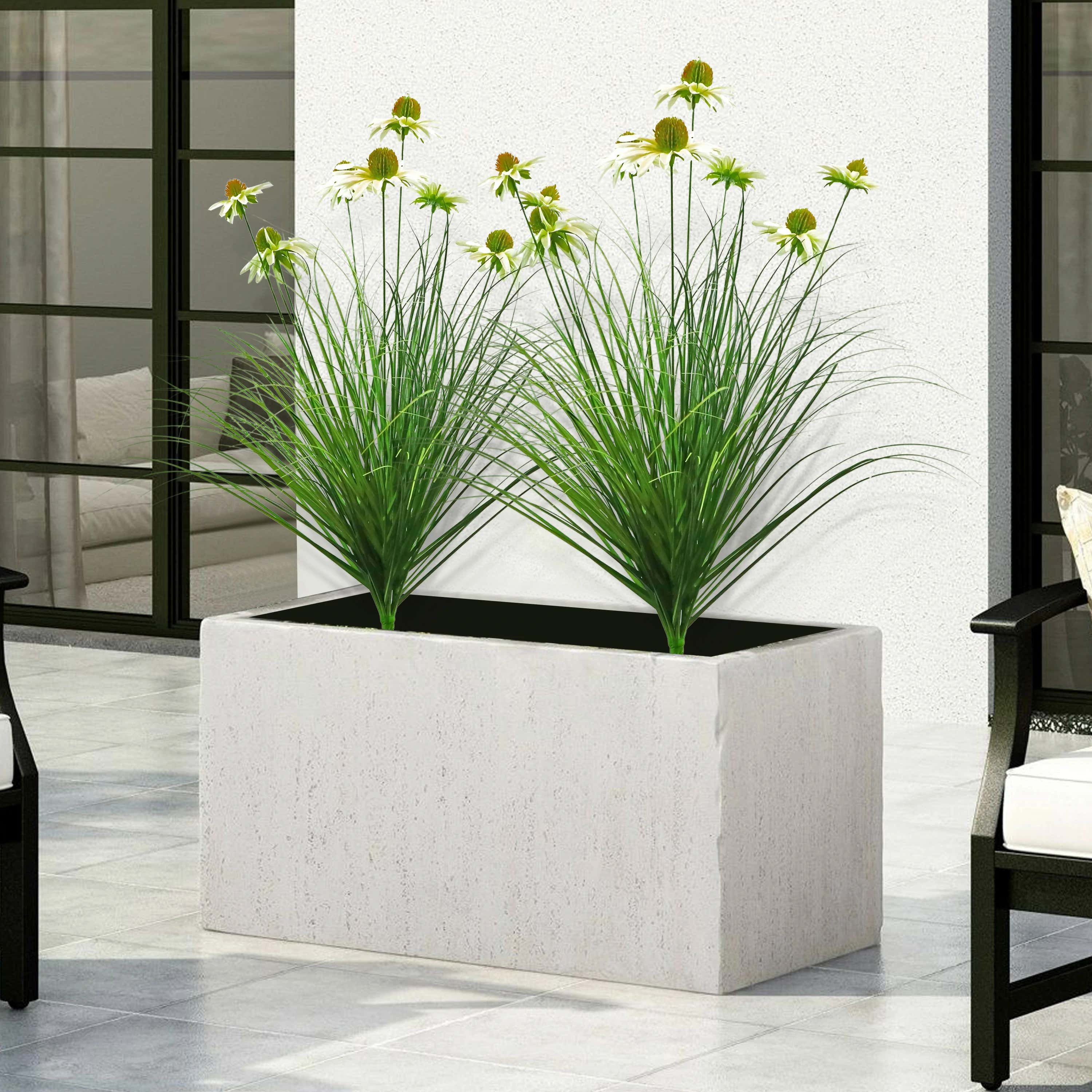 Artificial 8-Head Chrysanthemum Spray 30"H