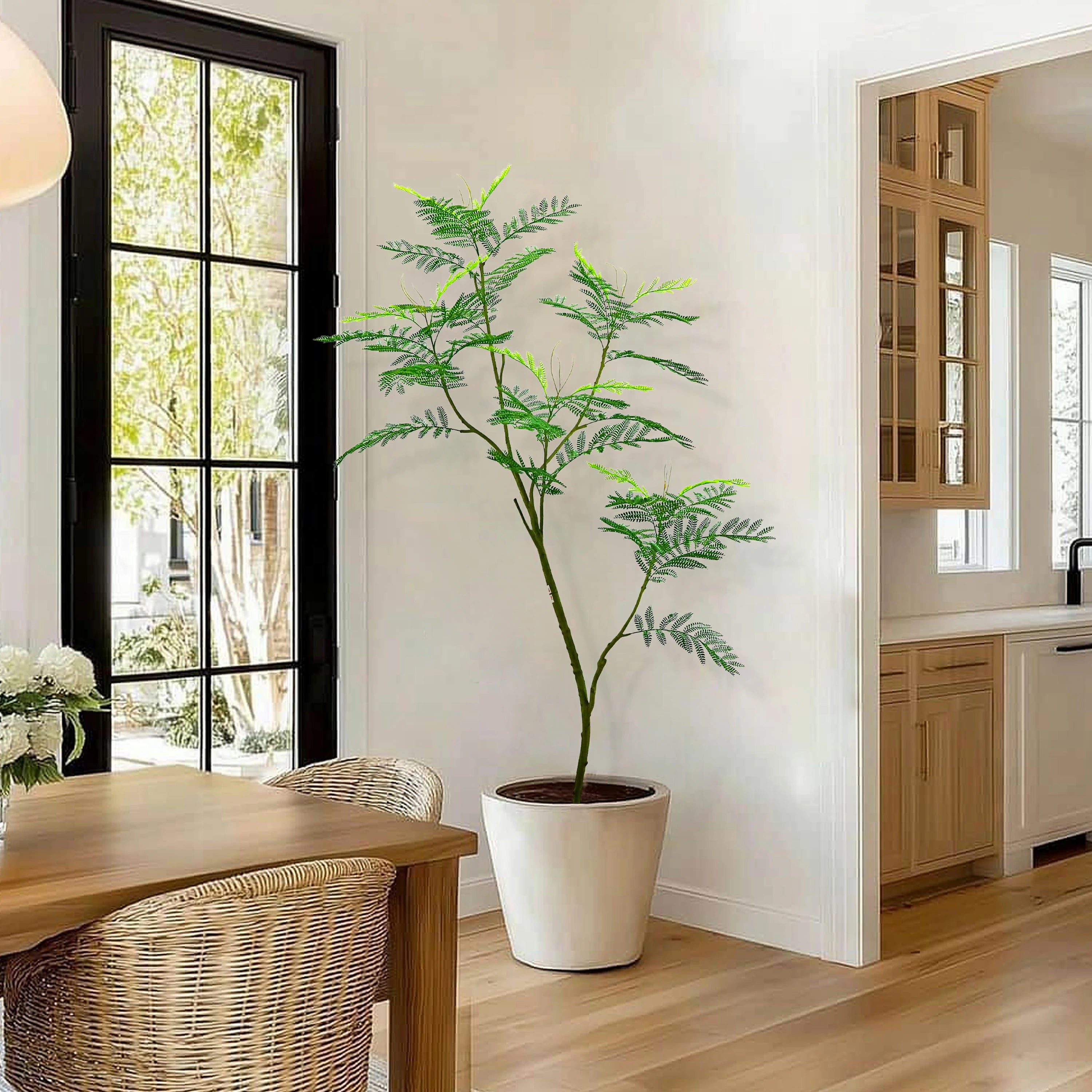 Faux Jacaranda Tree 71"H