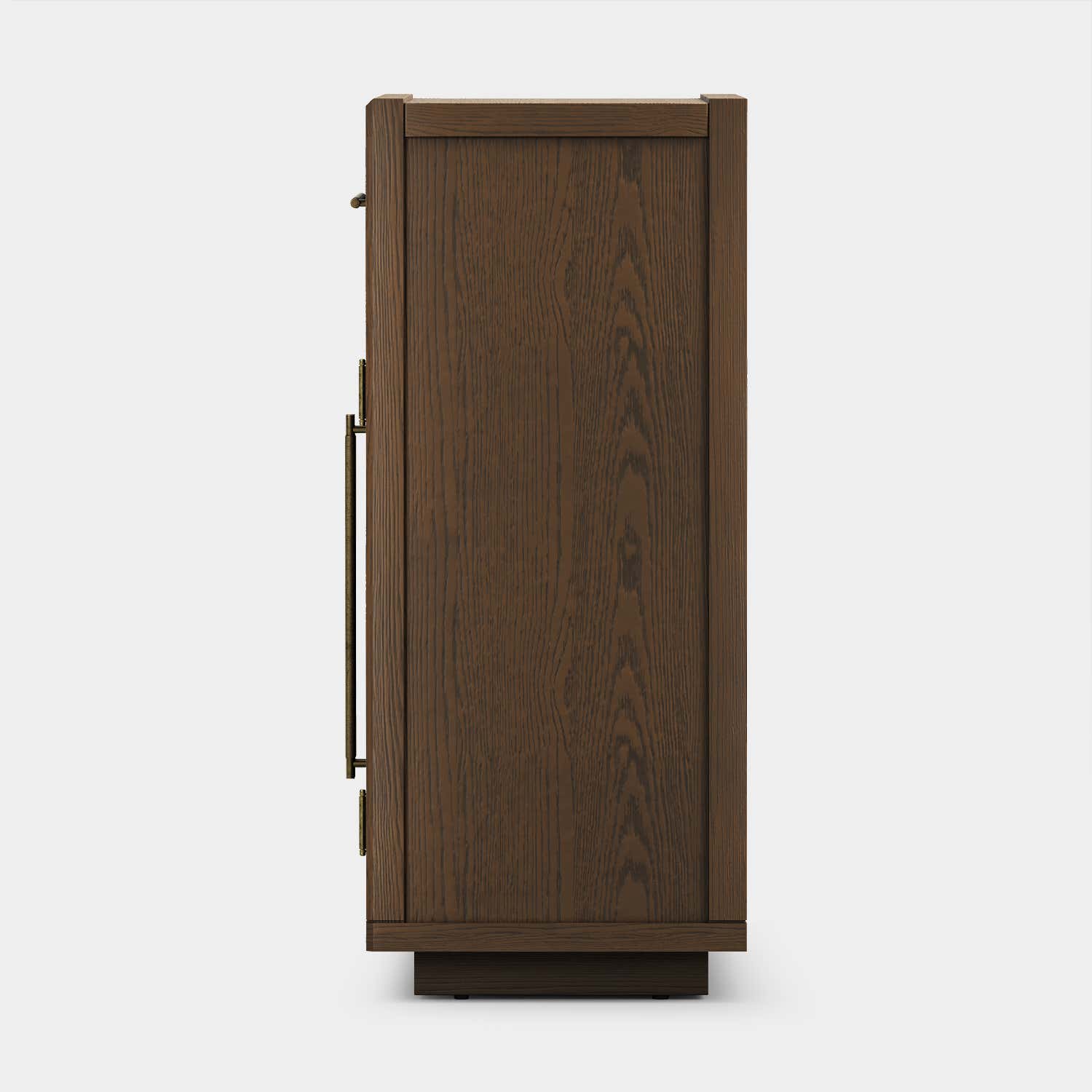 Alvar Arched 94.5" Oak Sideboard with Drawers(Set of 3)