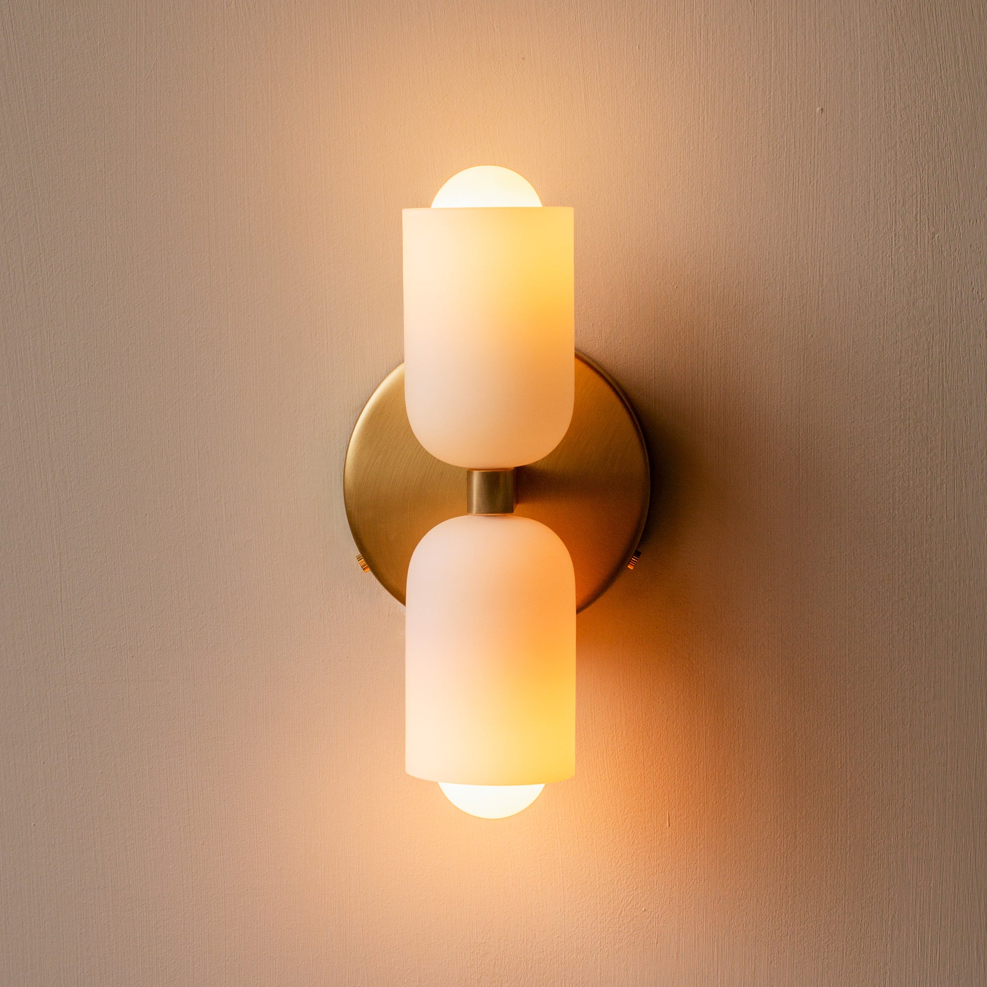 Caleb Glass Wall Sconce 13"H