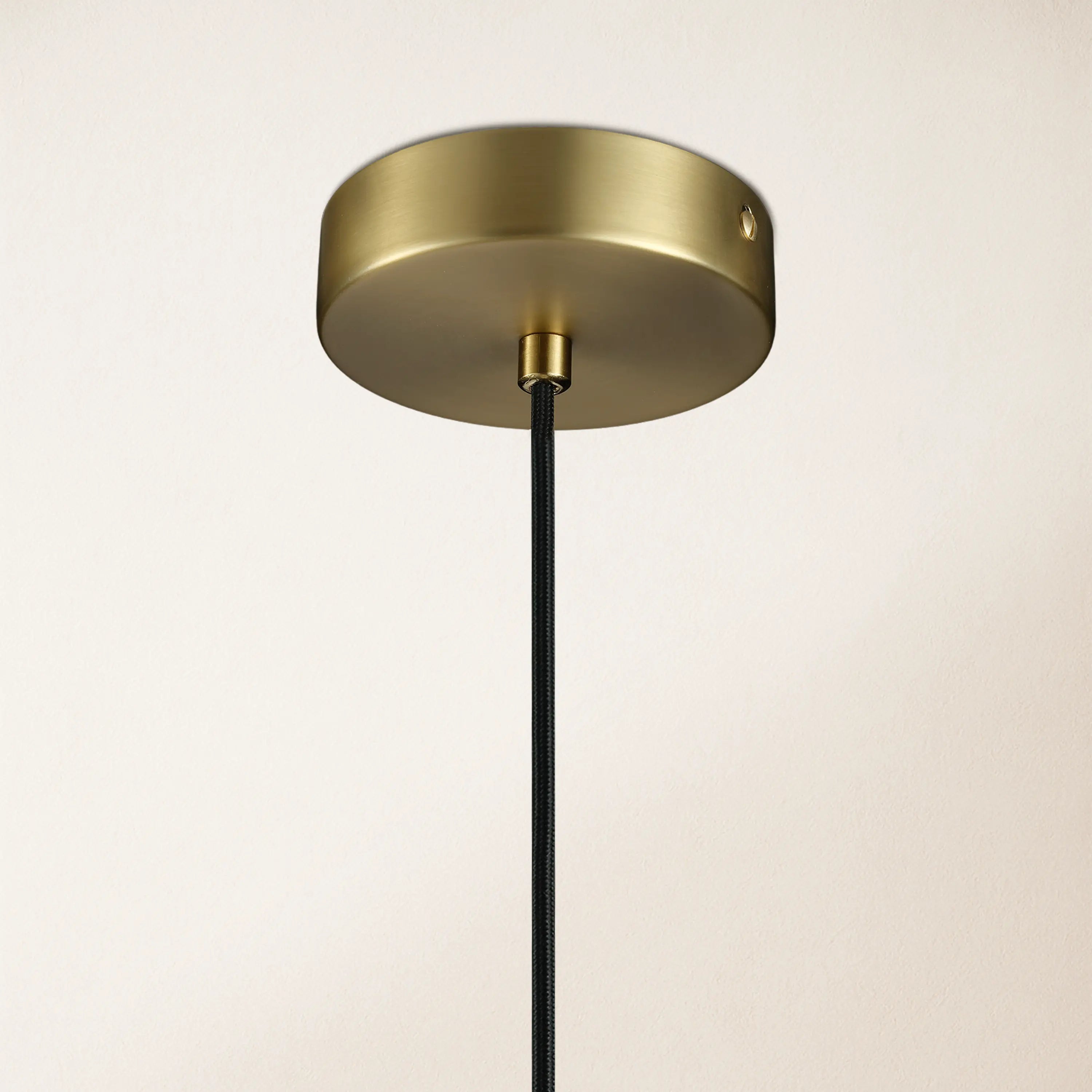 Capus Conical Alabaster Pendant 10''H