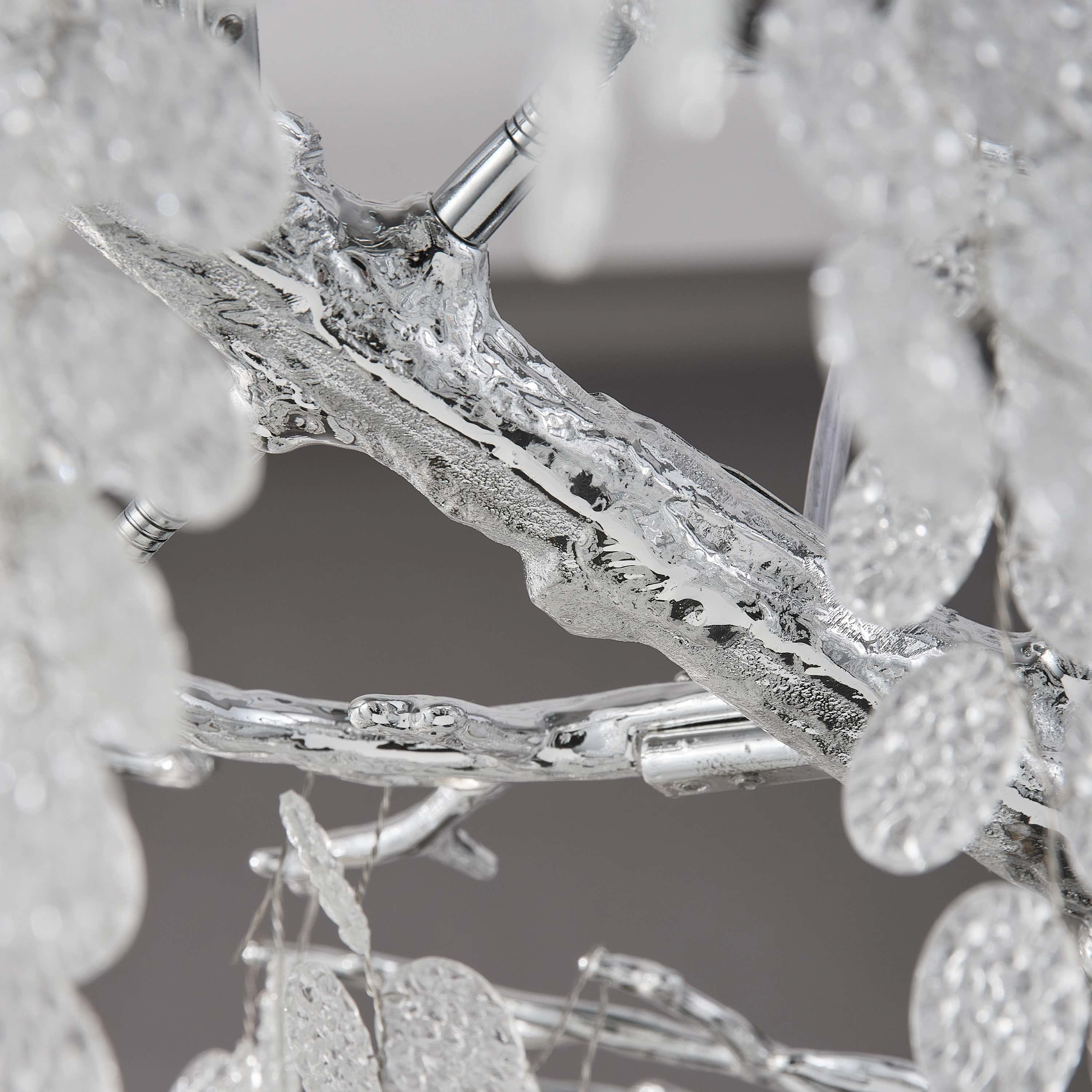 Shiro Noda Crystal Tree Branch Linear Chandelier 72"W