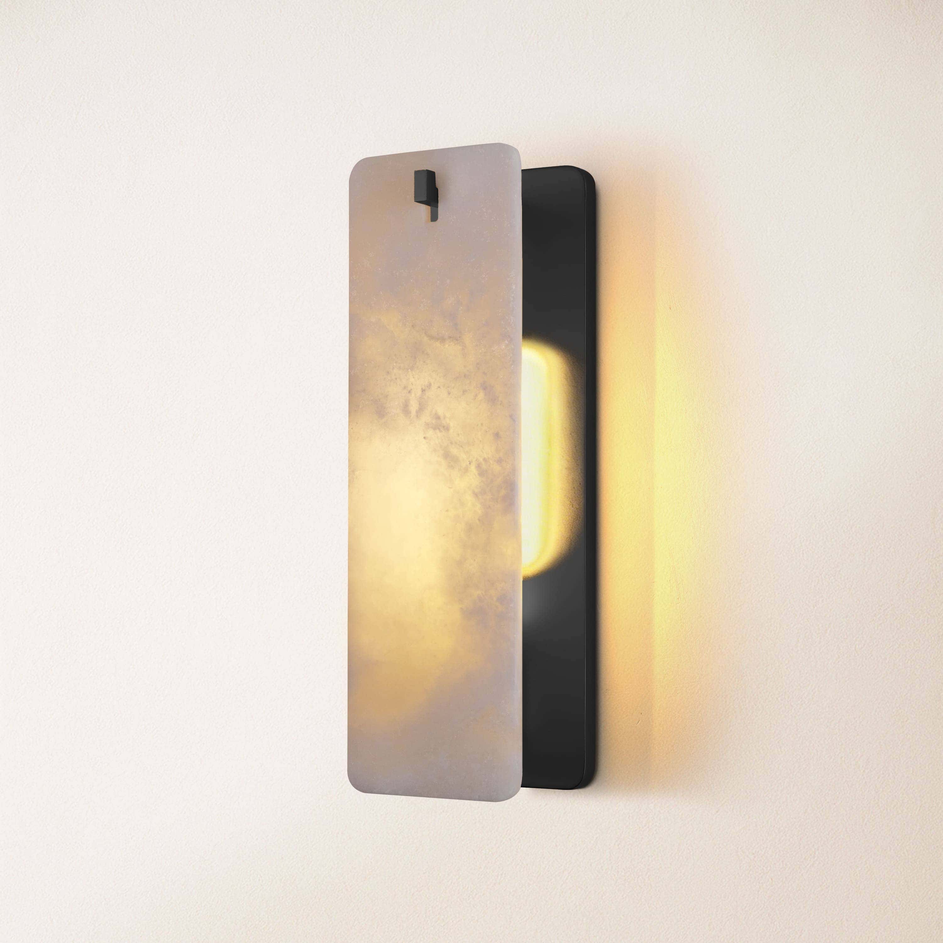 Lunara Alabaster Wall Sconce 12.75"H