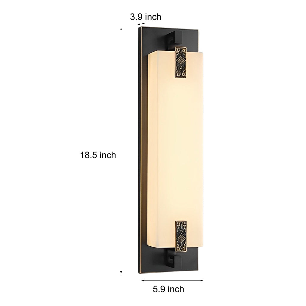 Glimmermist Copper LED Outdoor Wall Light