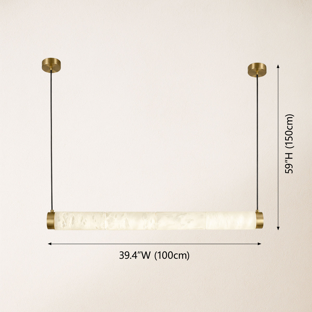 Velora Alabaster Chandelier