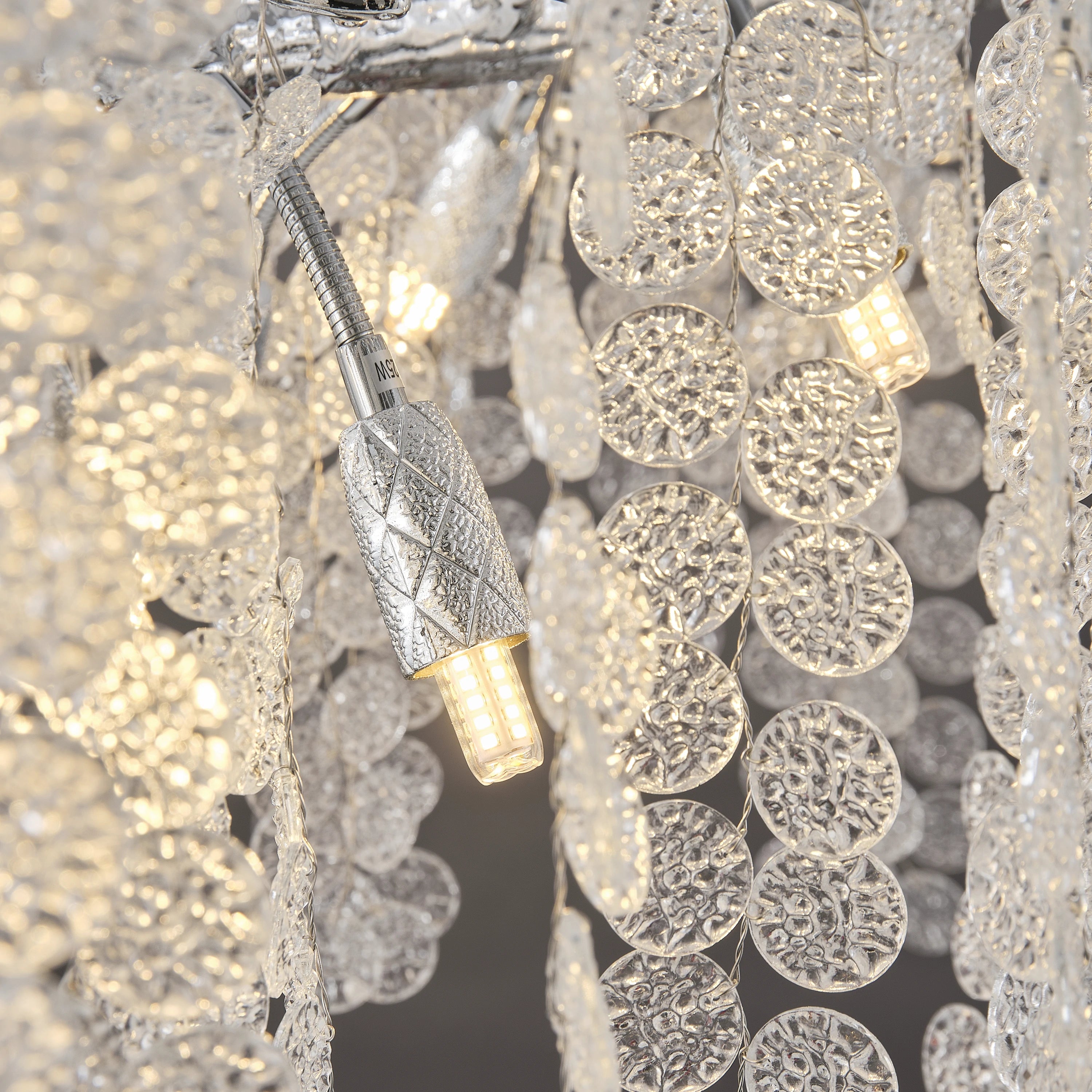 Shiro Noda Crystal Tree Branch Linear Chandelier 72"