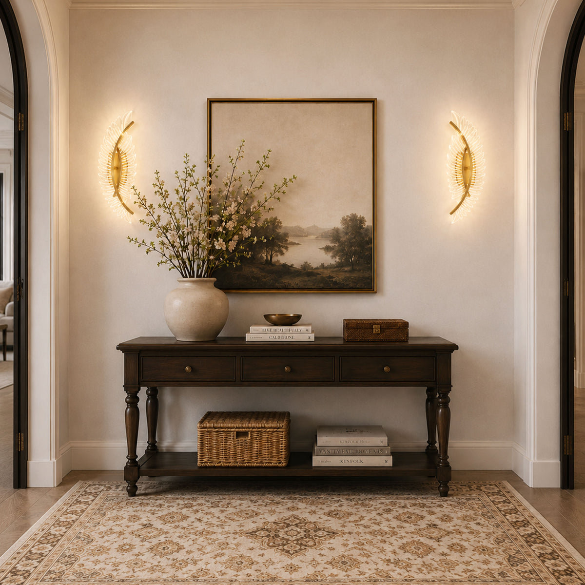 Pennata Acrylic Wing Wall Sconce