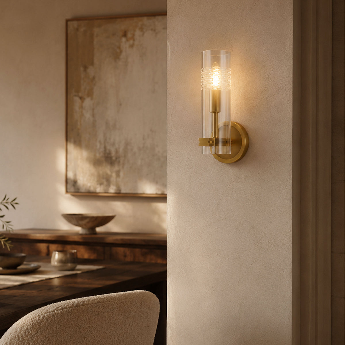 Aureline Glass Wall Sconce
