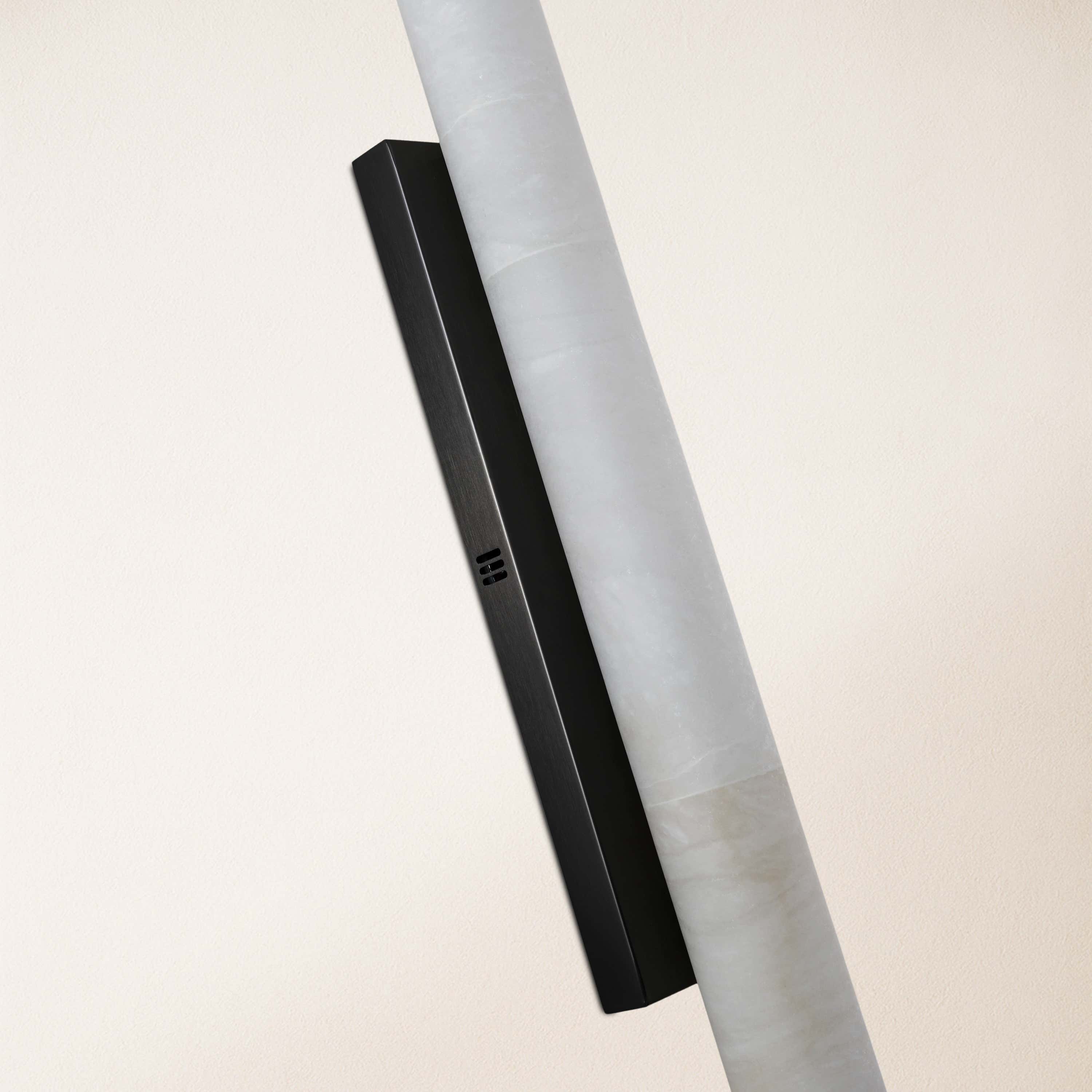 Sylvia Palladian Alabaster Wall Sconce 36"H