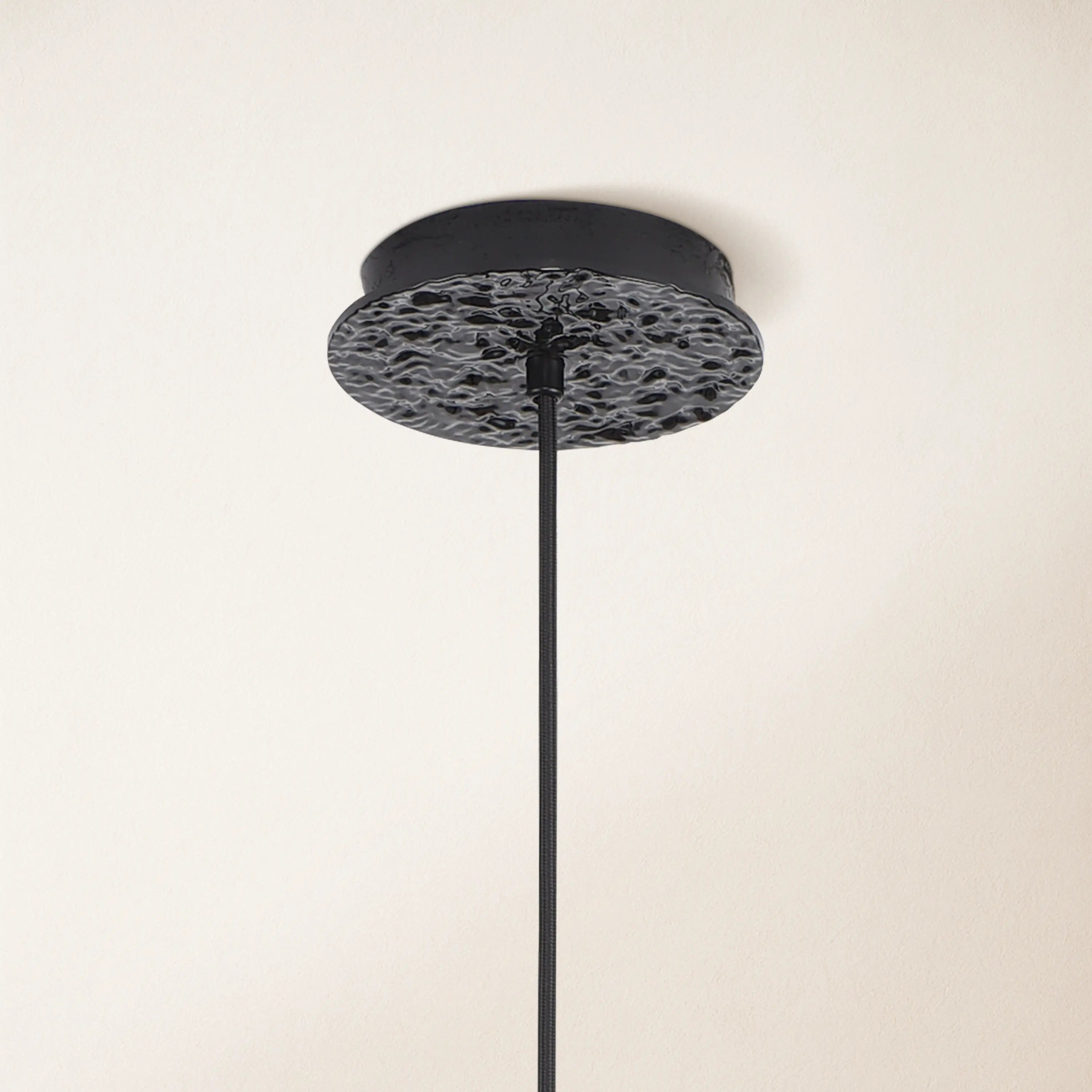 Elara Black Spherical Cage Chandelier 14"D