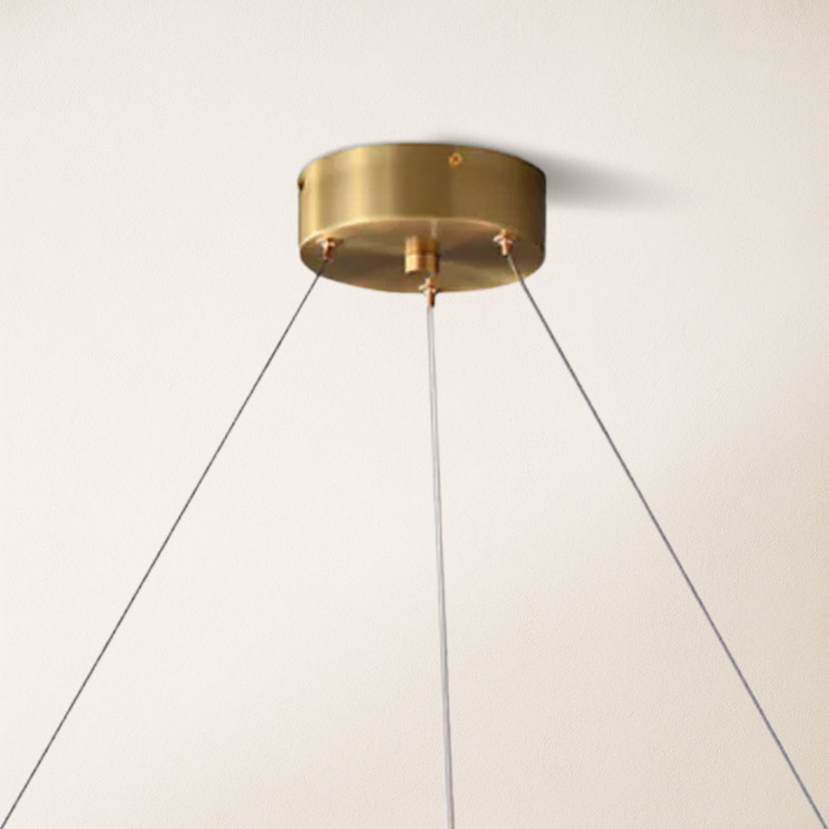 Calia Halo Alabaster Round Chandelier