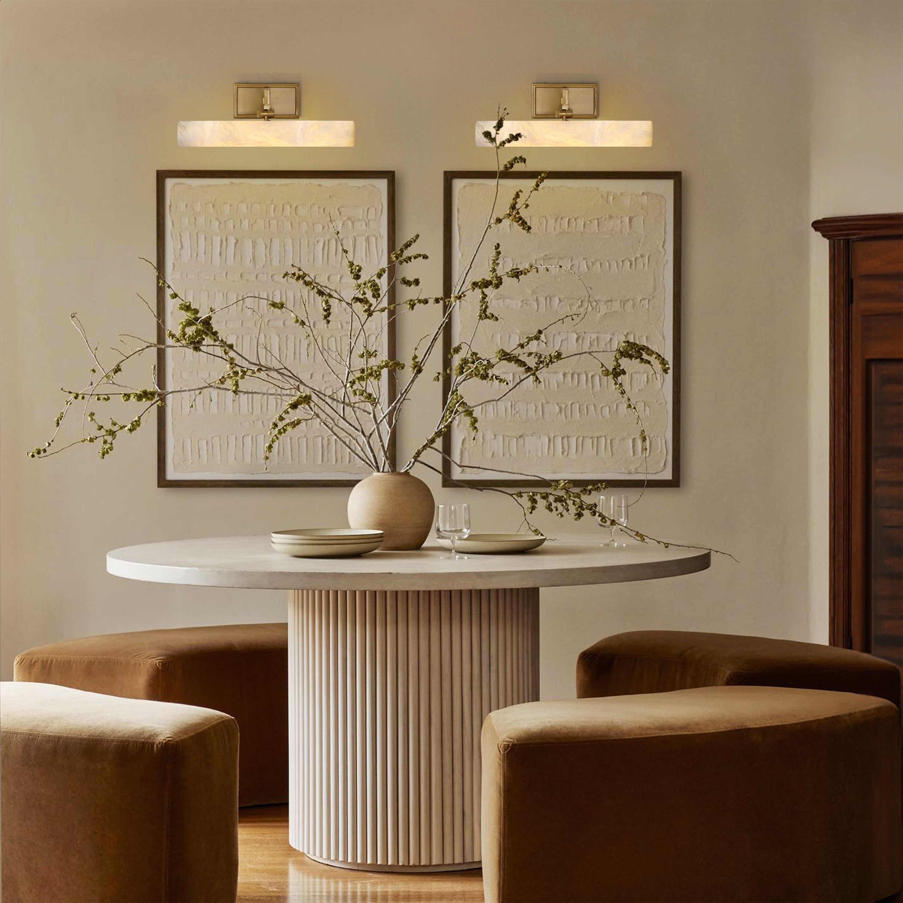 Nimbus Alabaster Picture Light 12"