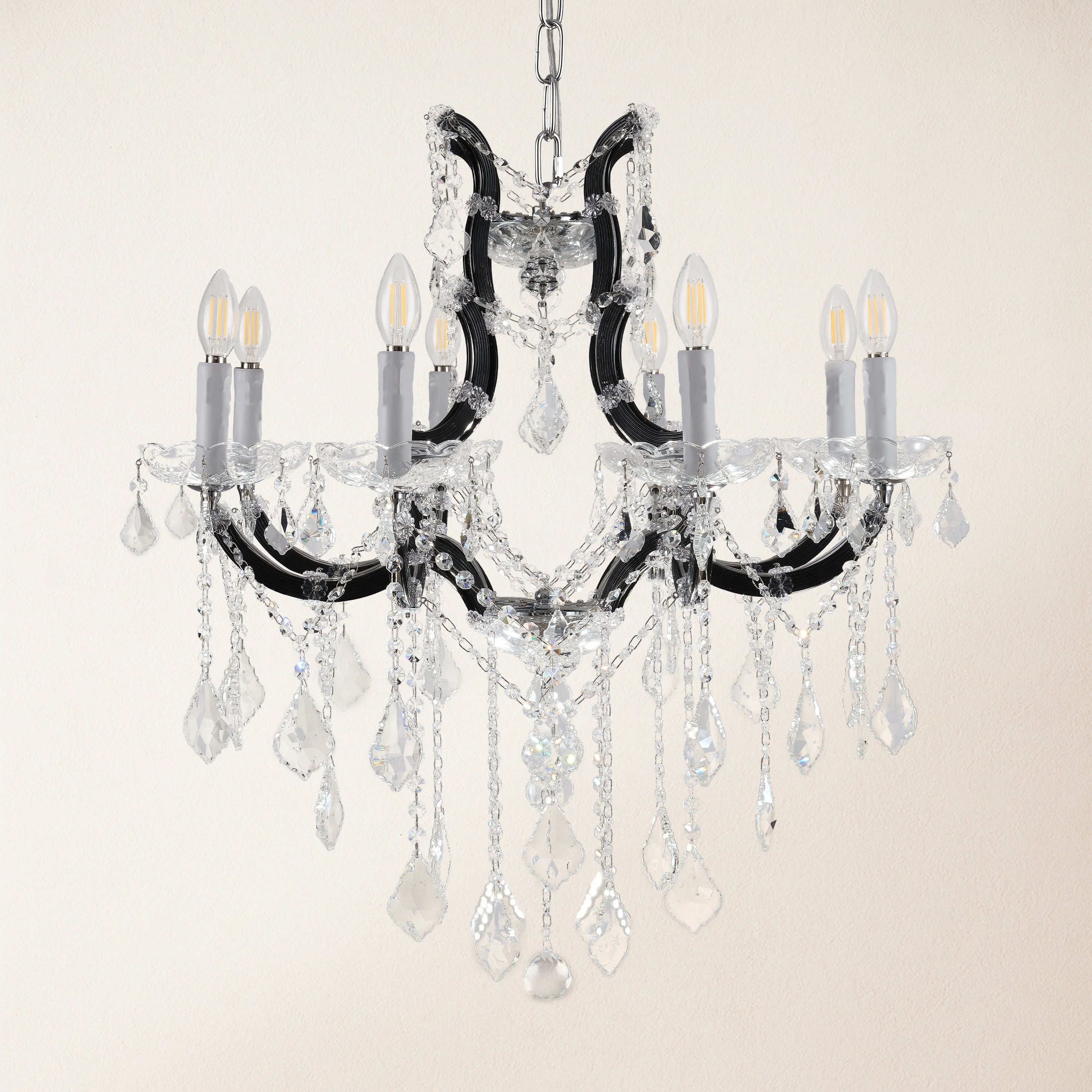 Roco Crystal Classical Round Chandelier 18"D