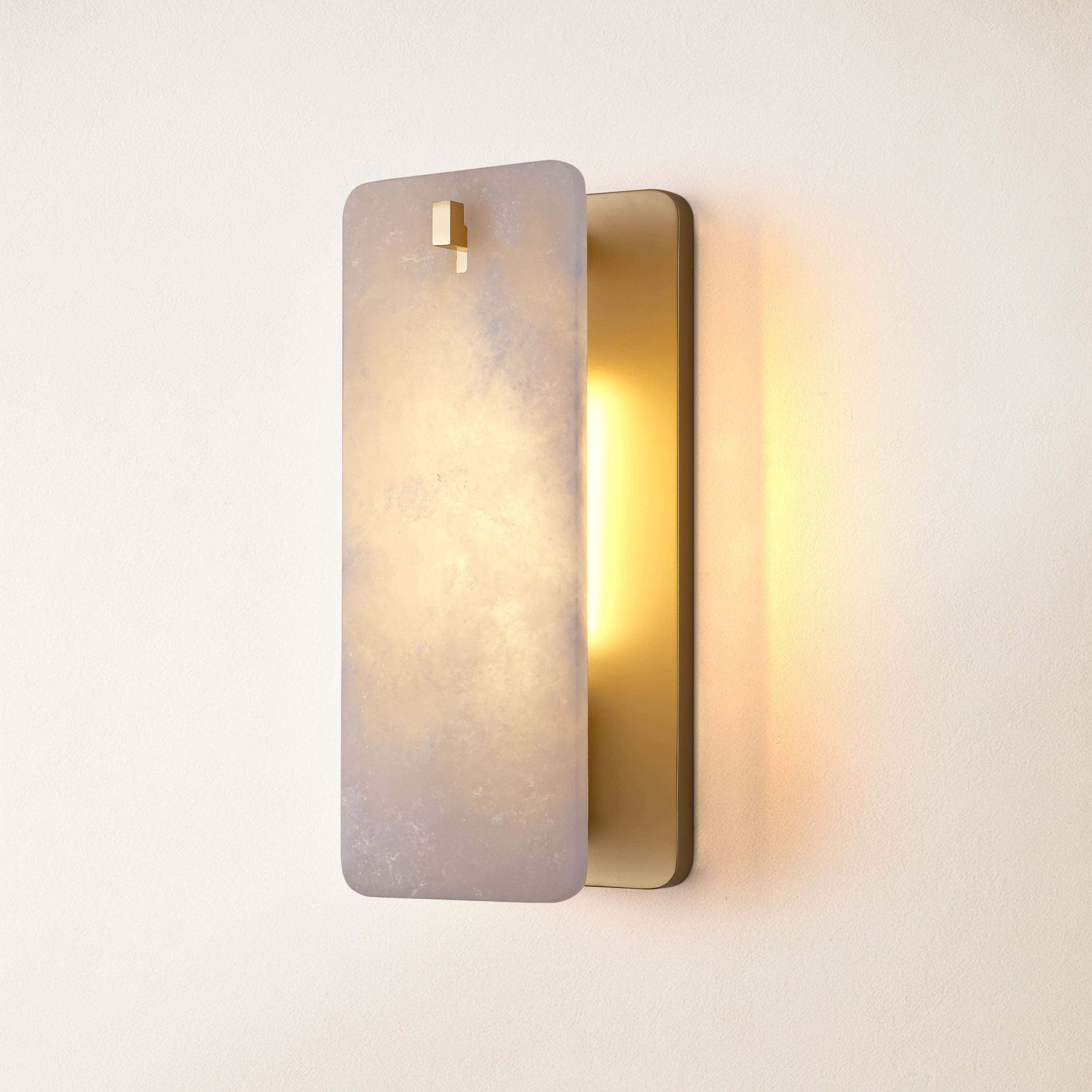 Lunara Alabaster Wall Sconce 12.75"H