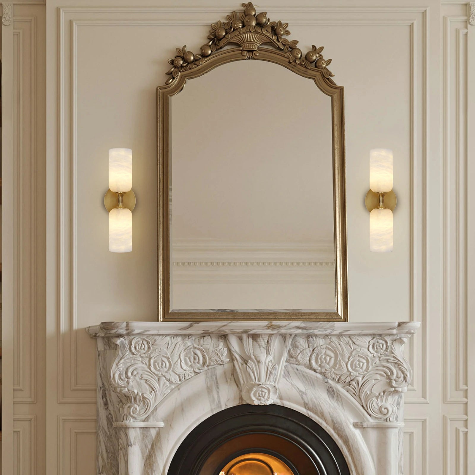 Axis Alabaster Wall Sconce 13.9"
