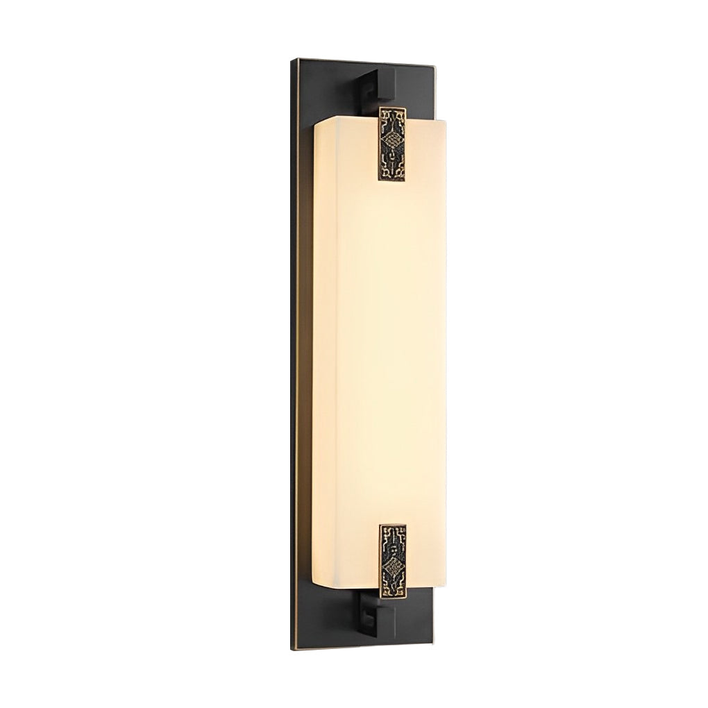 Glimmermist Copper LED Outdoor Wall Light