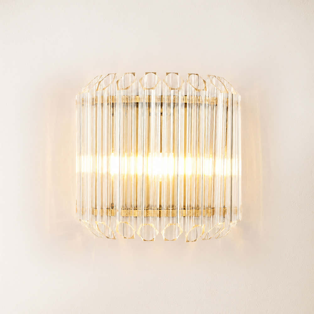 Virella Crystal Tube Wall Sconce