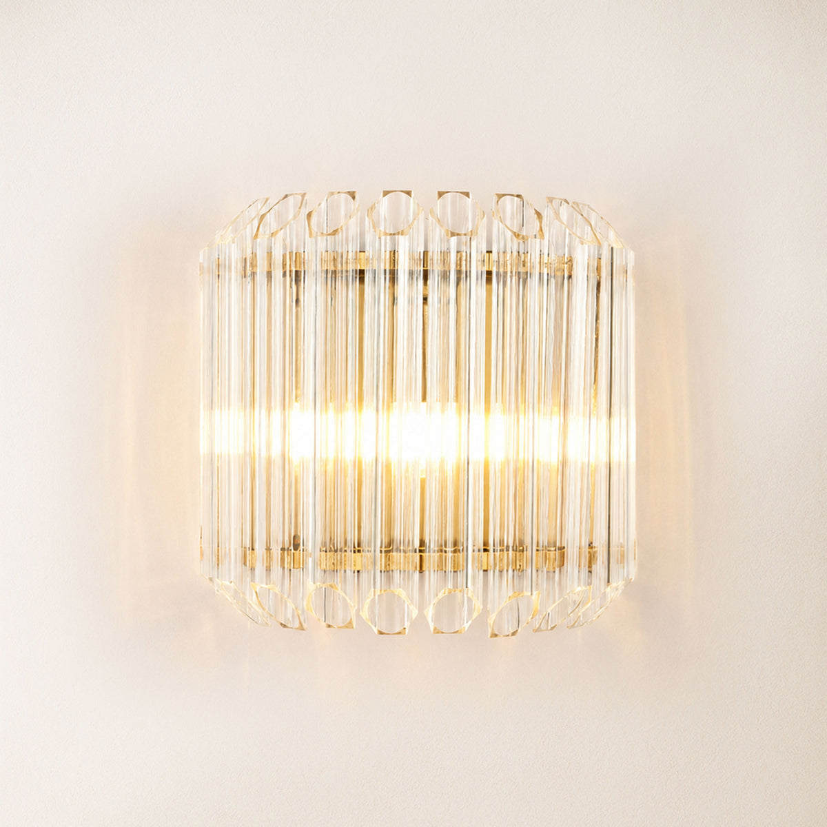 Virella Crystal Tube Wall Sconce