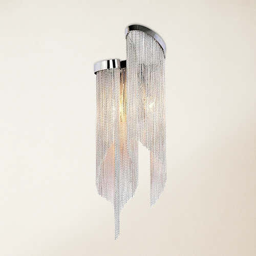 Teresa Cadena Chain Tassel Wall Sconce 24"H