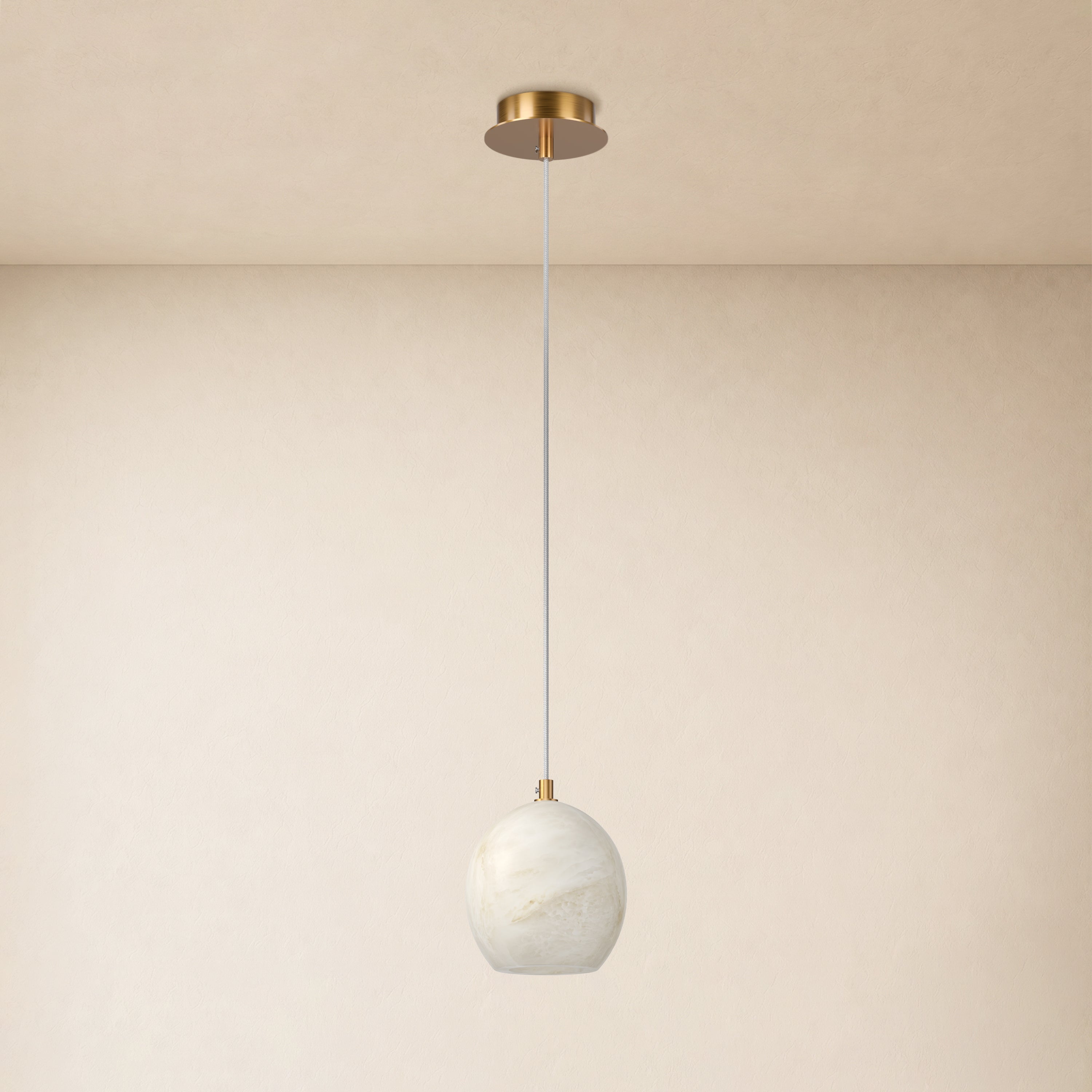 Quorvyn Resin Globe Pendant