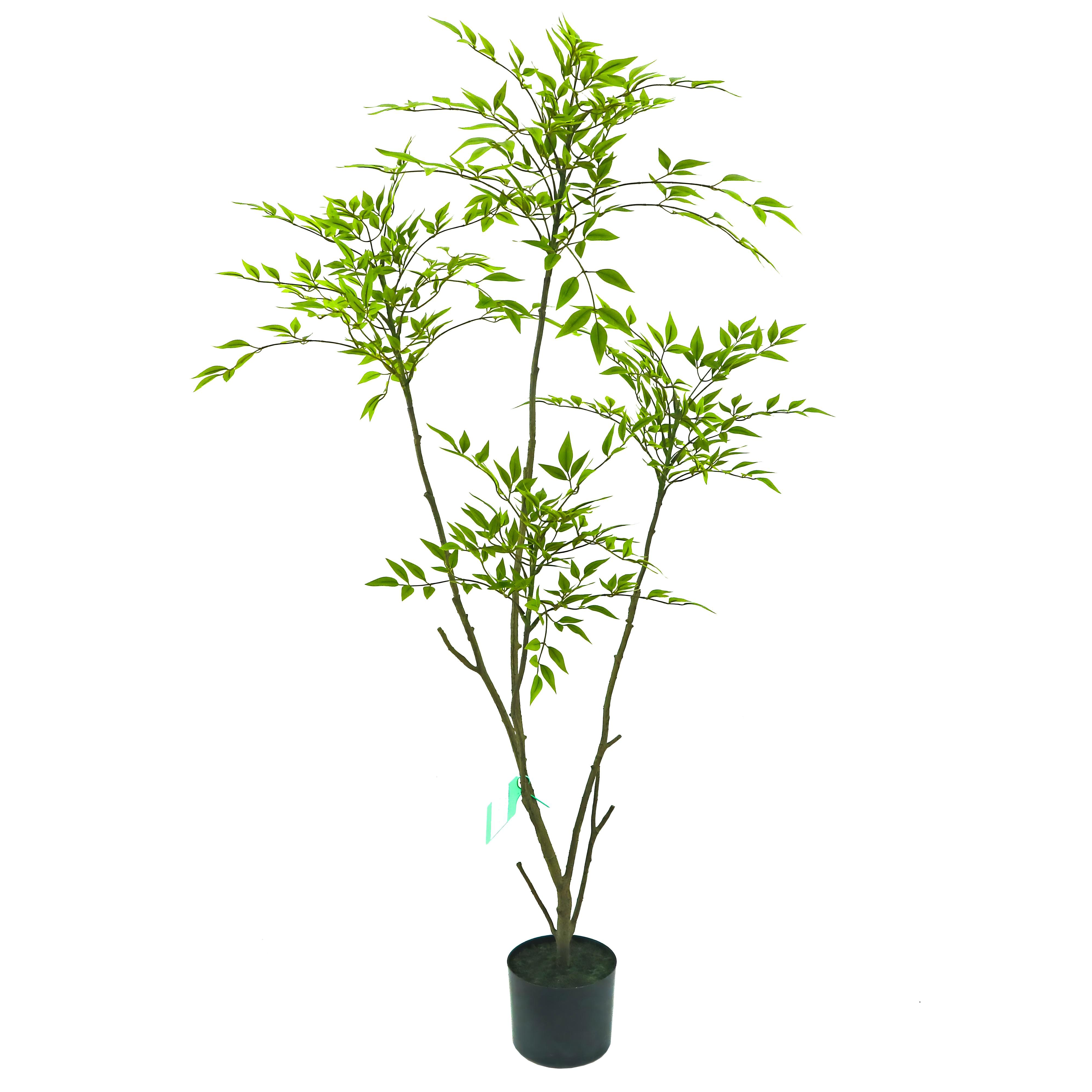 Faux Nandina Tree 60"H