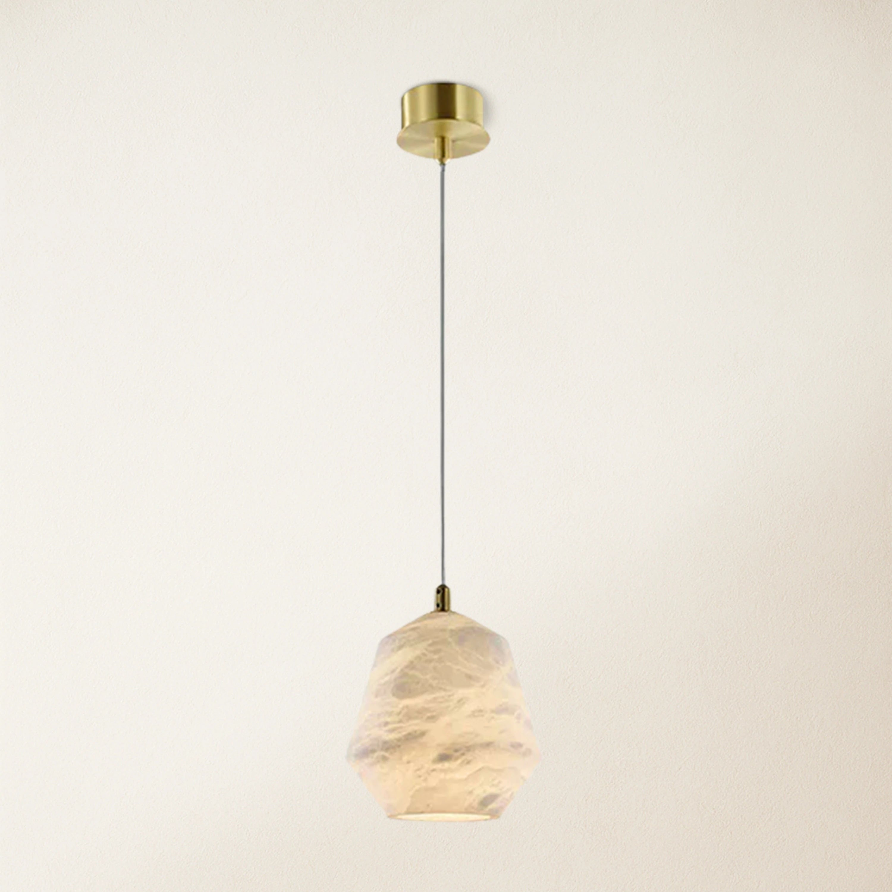 Bloom Alabaster Cascade Bell Pendant