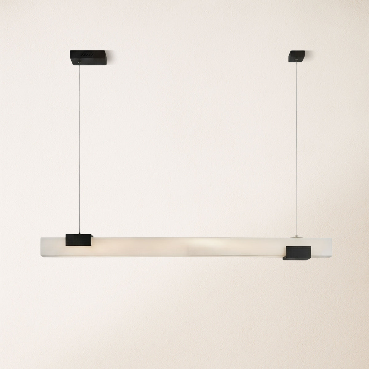 Caliora Alabaster Linear Chandelier
