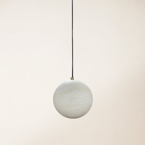 Nami Alabaster Global Ball Pendant Light 7"D
