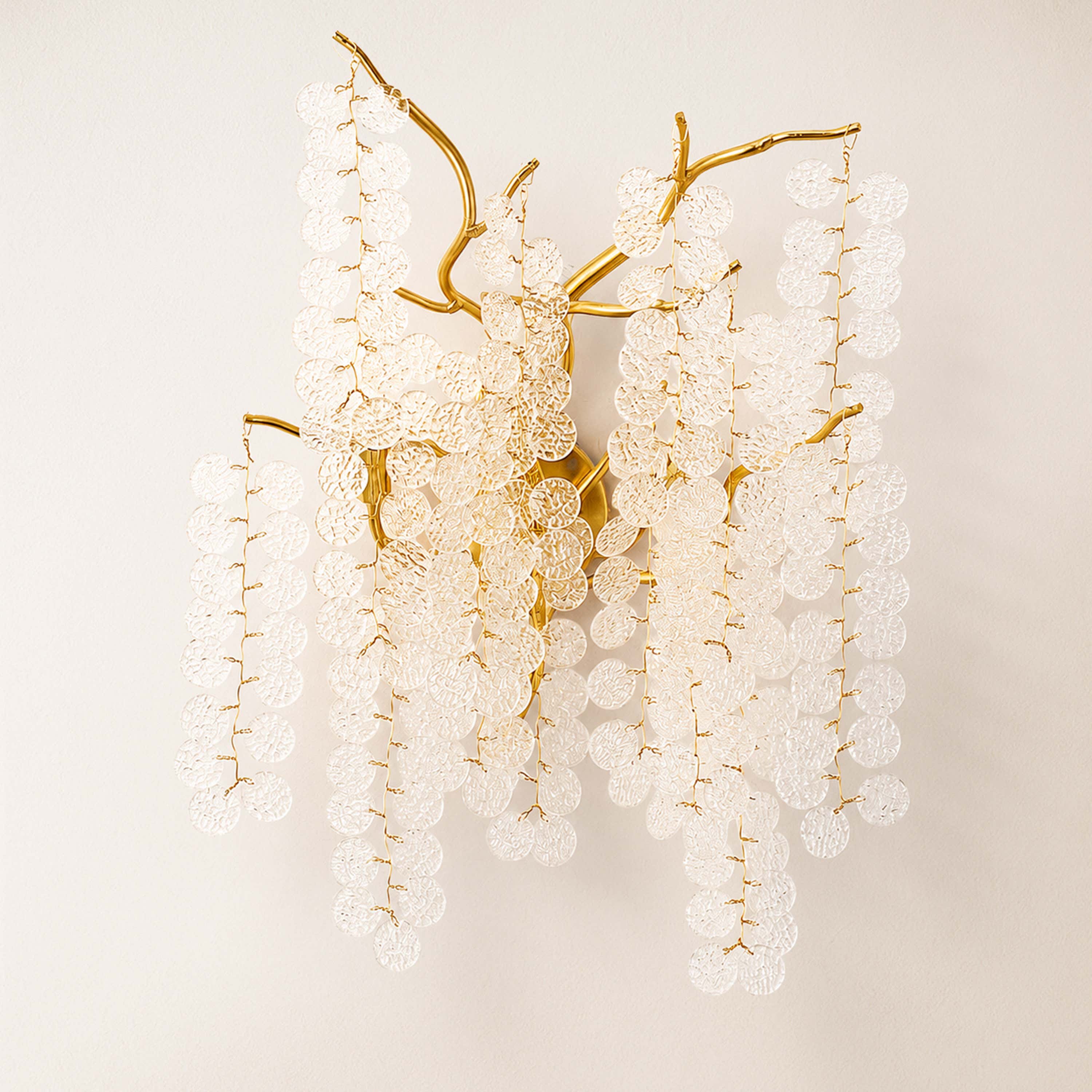 Shiro Noda Crystal Wall Lamp