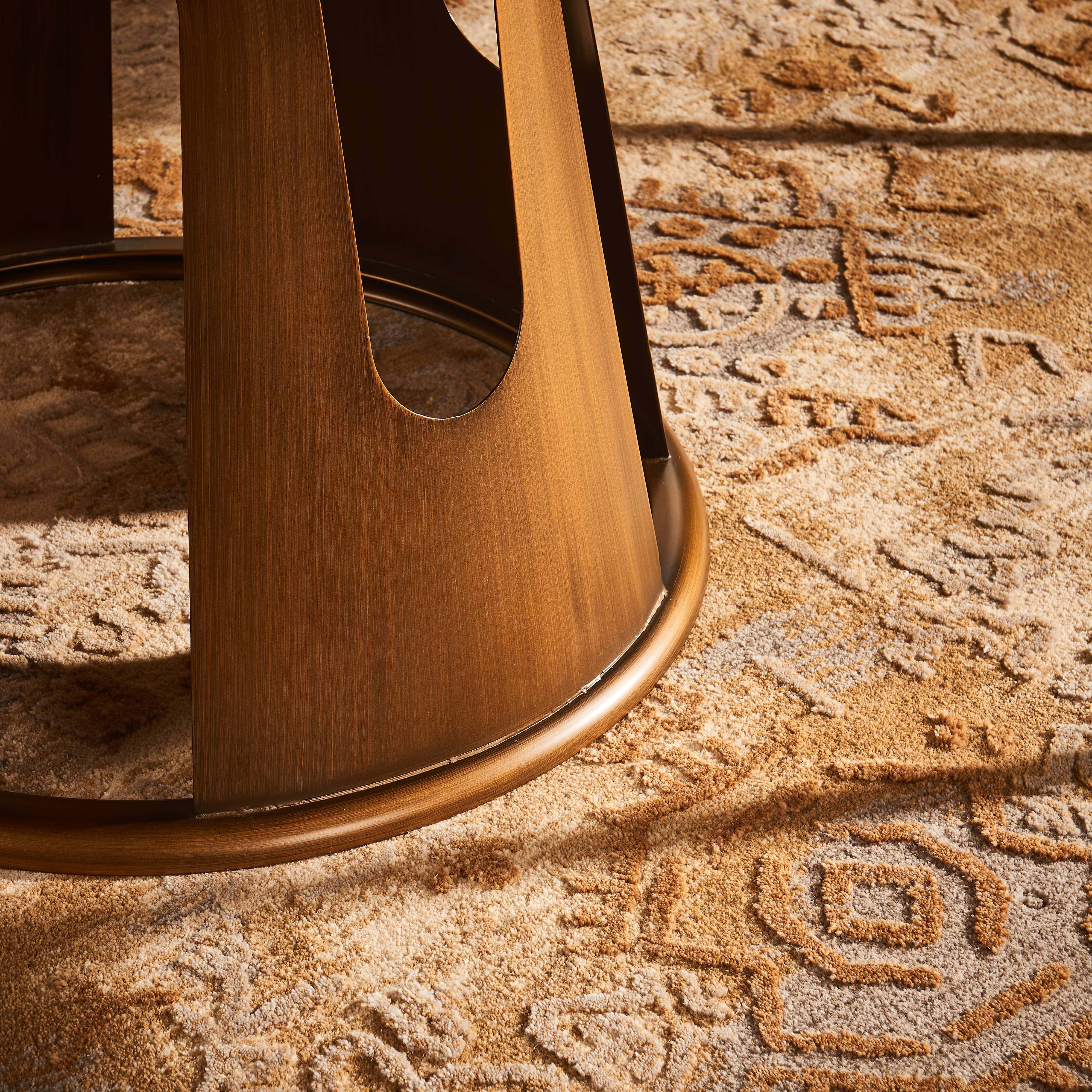 Aurelian Relief Wool-Blend Rug