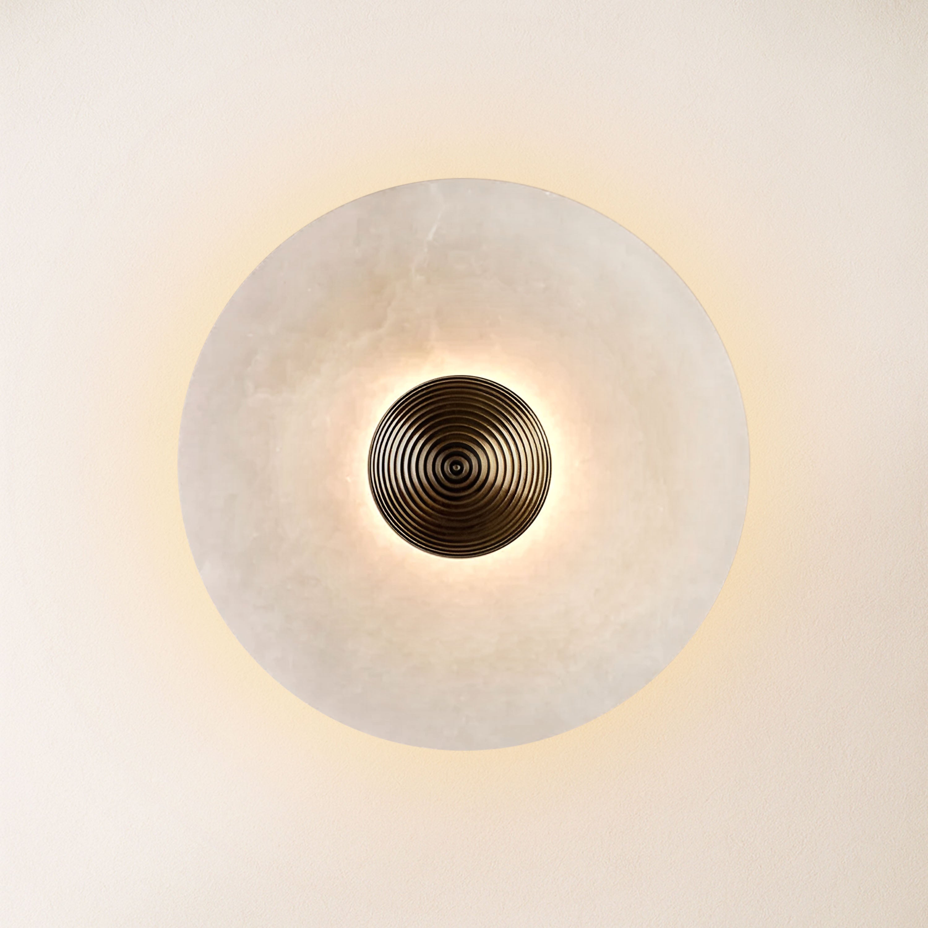 Miles Alabaster Wall Sconce 12"D