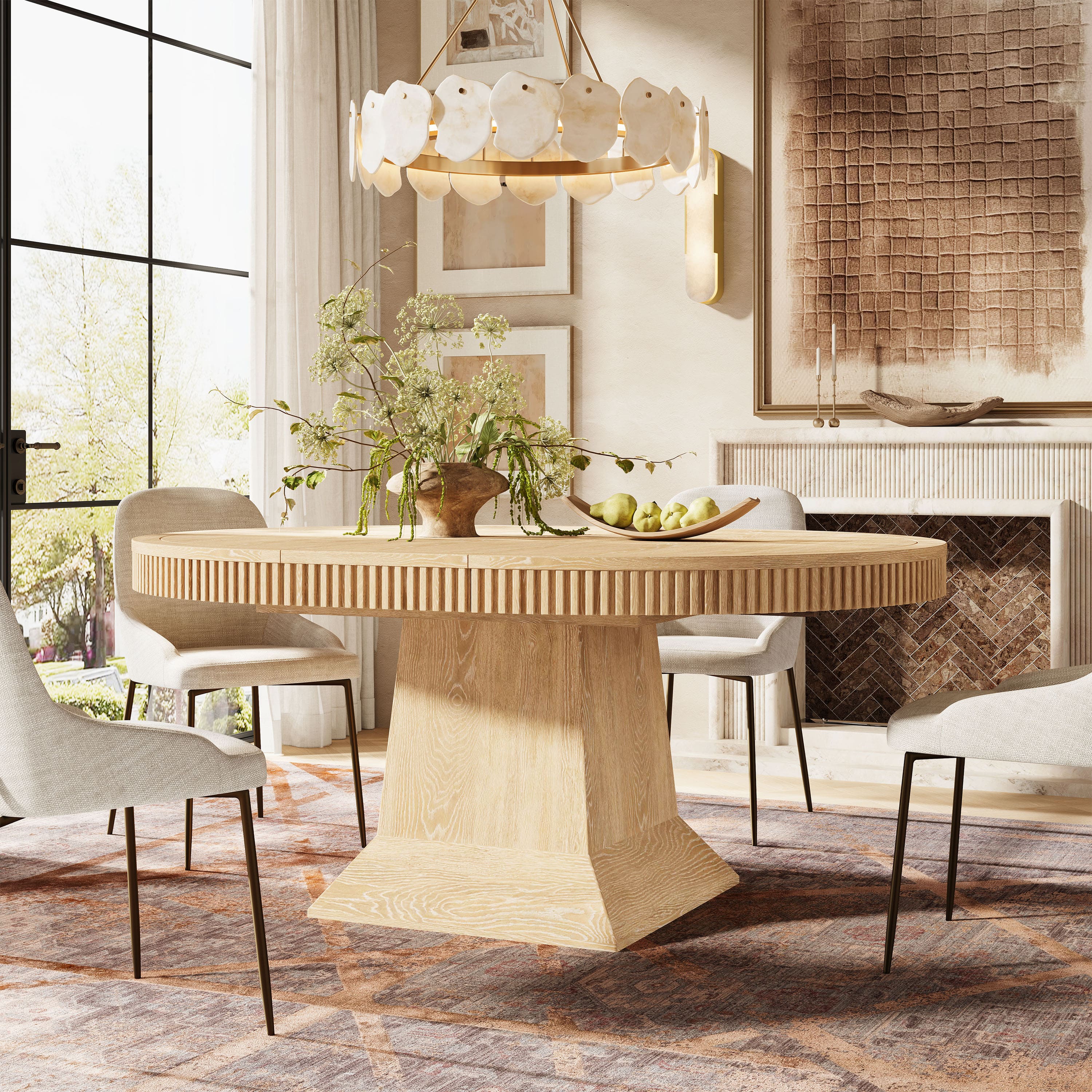Ansel Dining Table 54" To 85"