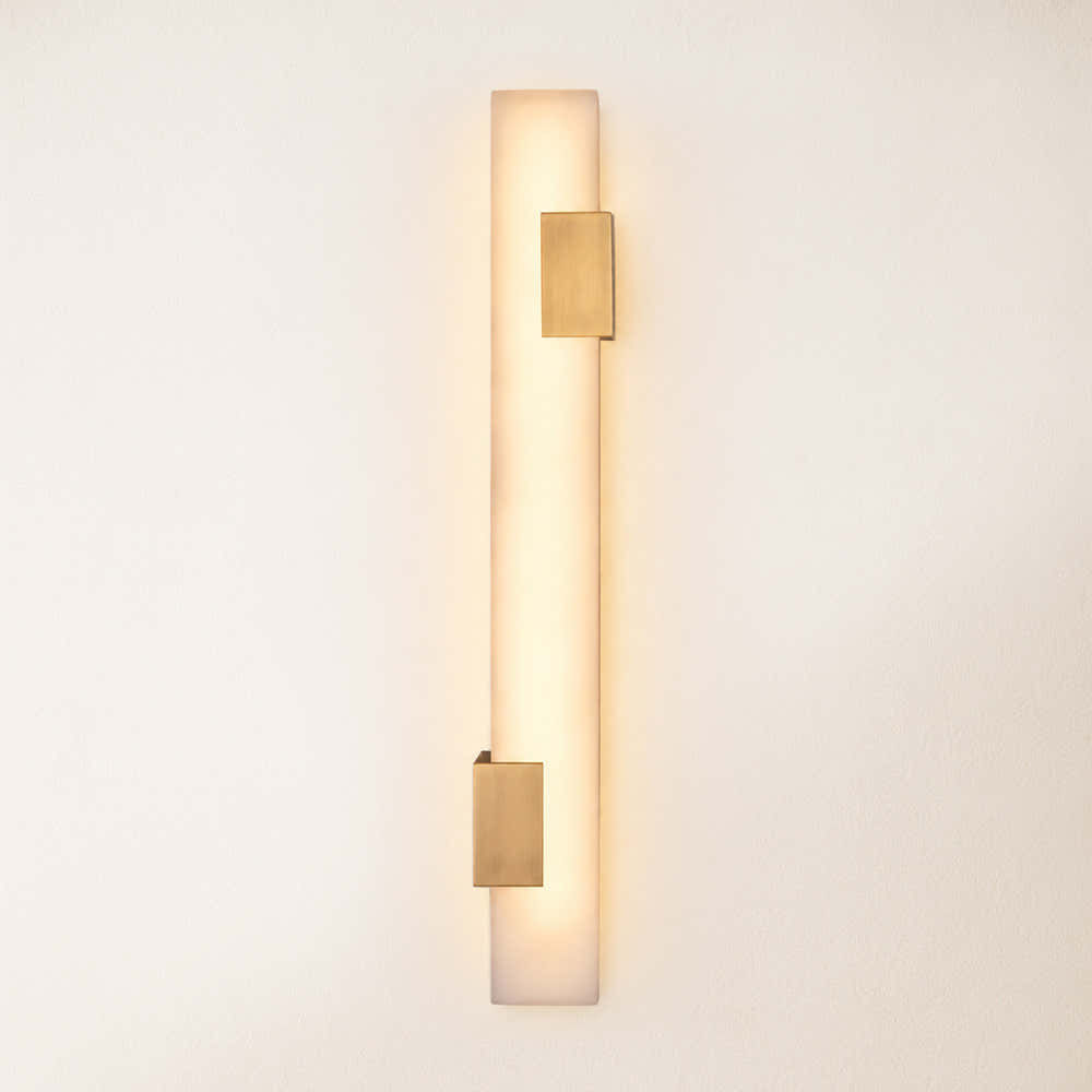 Caelia Alabaster Linear Wall Sconce