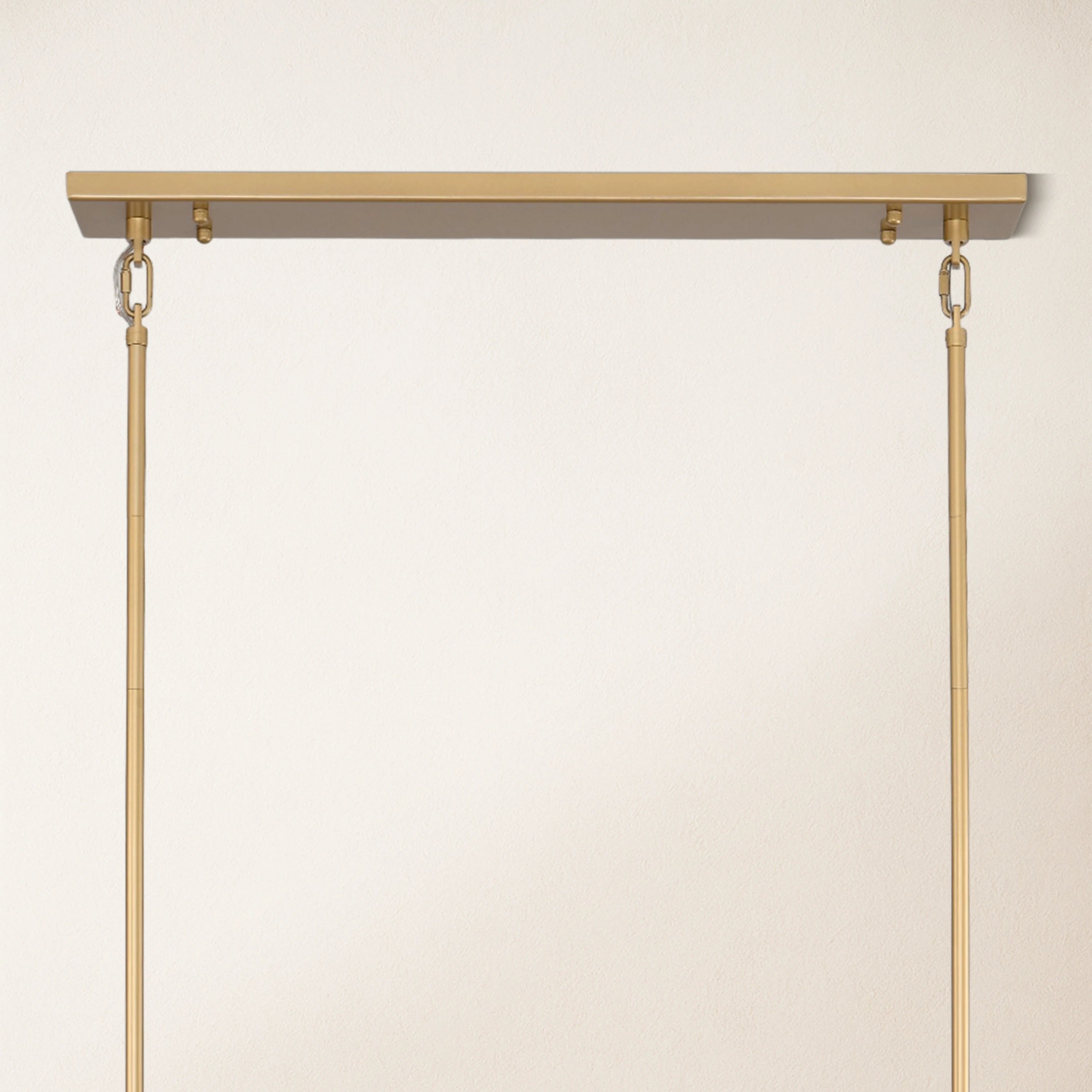 Vellum Rectangular Chandelier 68"W