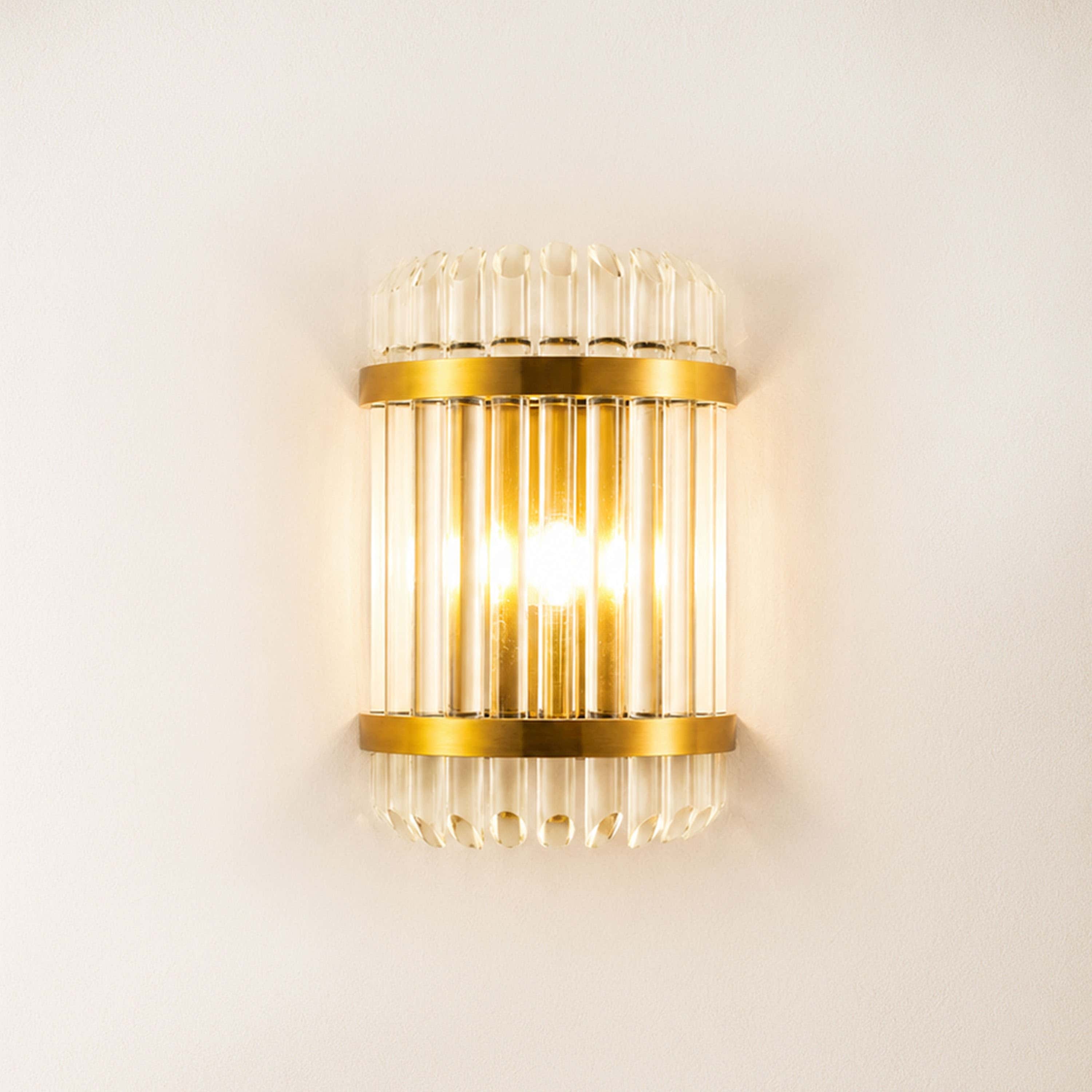 Oryana Crystal Icicle Wall Sconce 8.3"