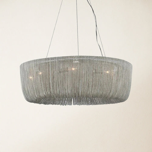 Teresa Cadena Chain Tassel Chandelier 31"D