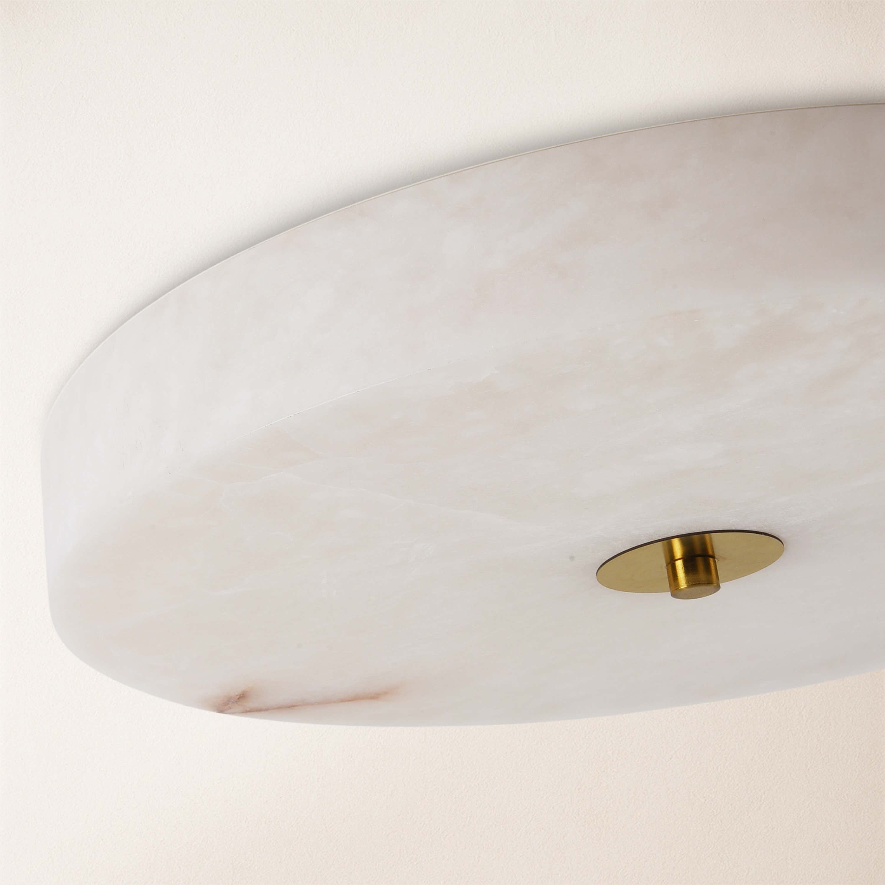 Cora Alabaster Ceiling Light 11.8"D