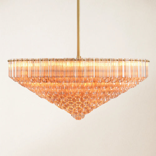 Ethereal Crystal Radiance Round Chandelier 30"D