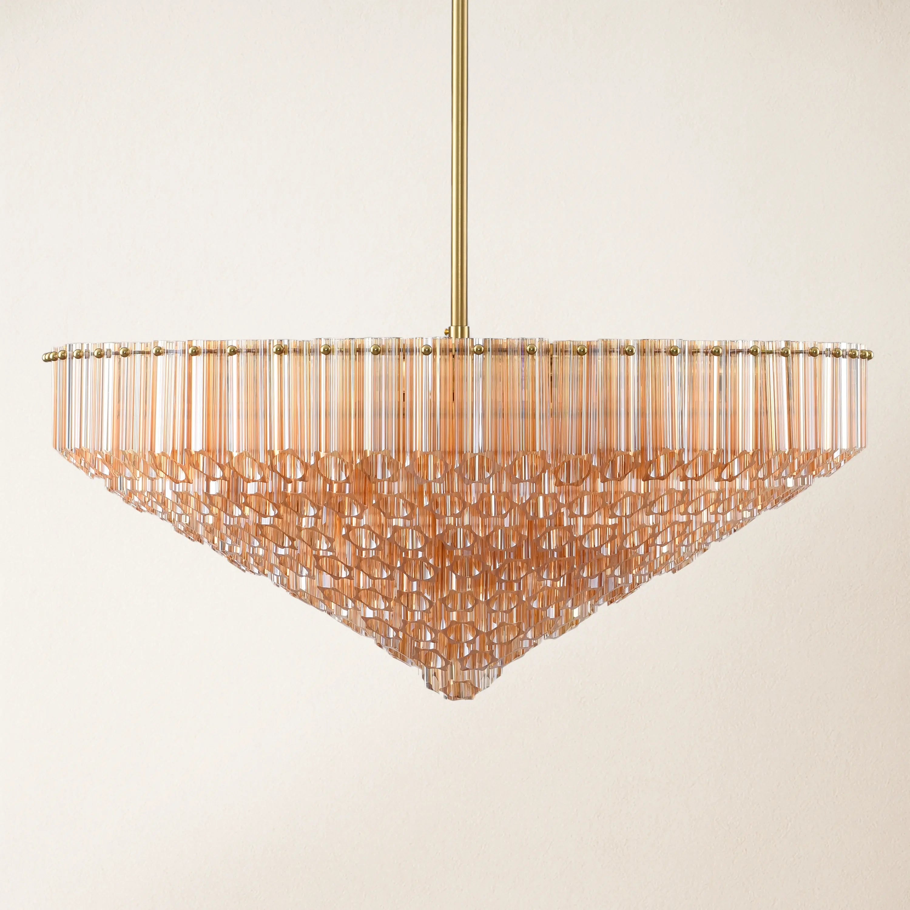 Ethereal Crystal Radiance Round Chandelier 30"D