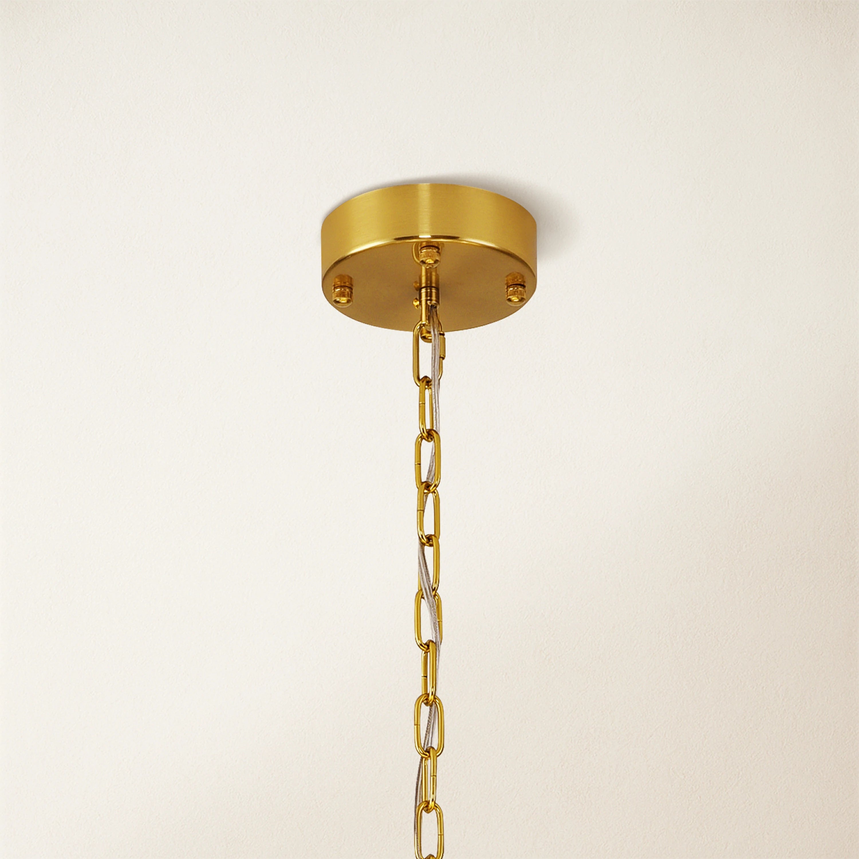 Nivislight Alabaster Round Chandelier 32"