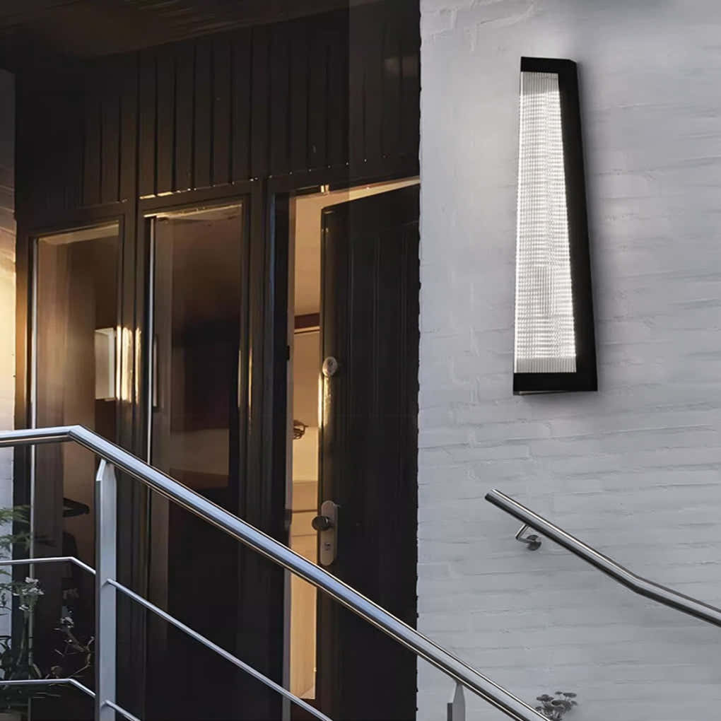 Armorglow Striped Acrylic LED Outdoor Wall Light