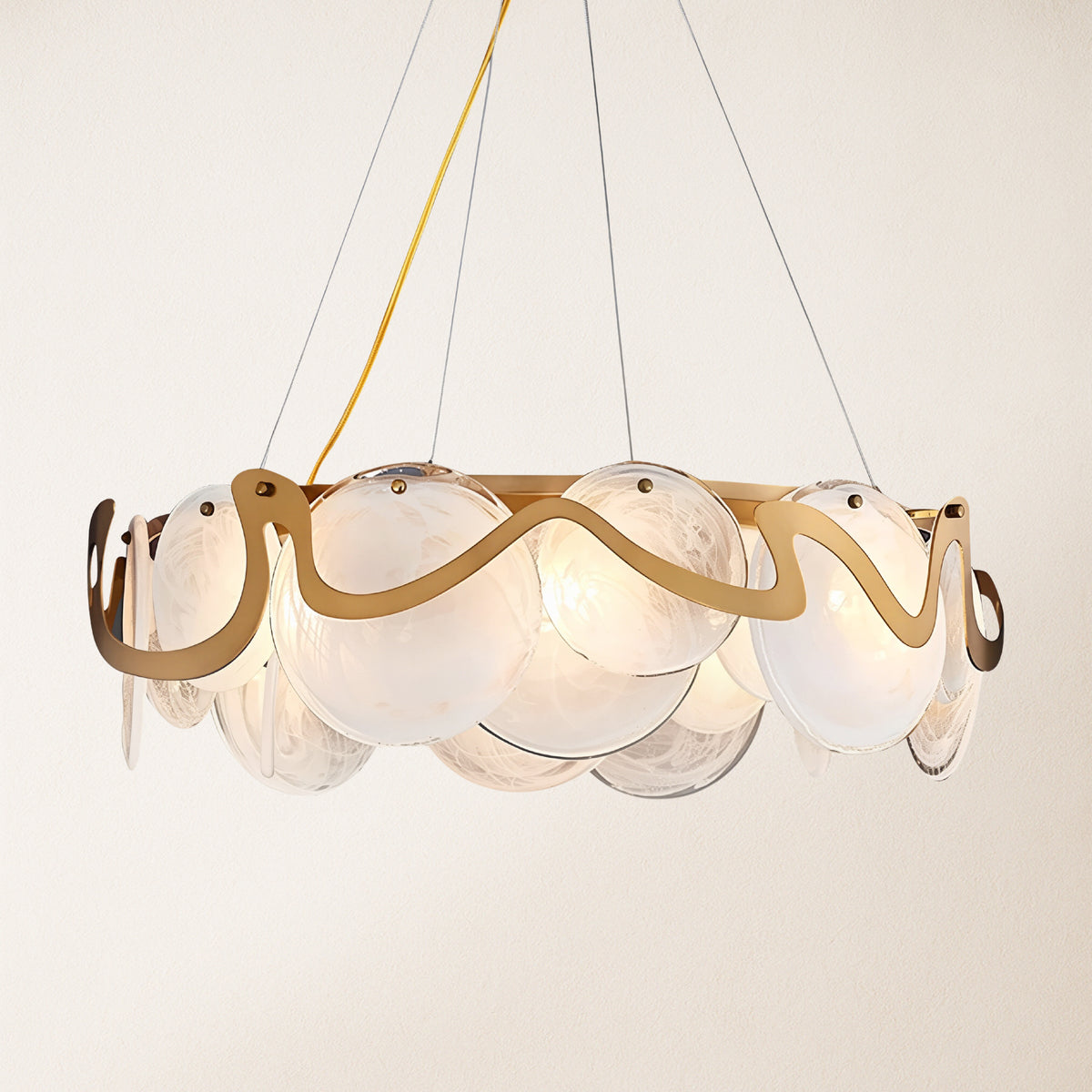 Avenor Ambient Glass Round Chandelier