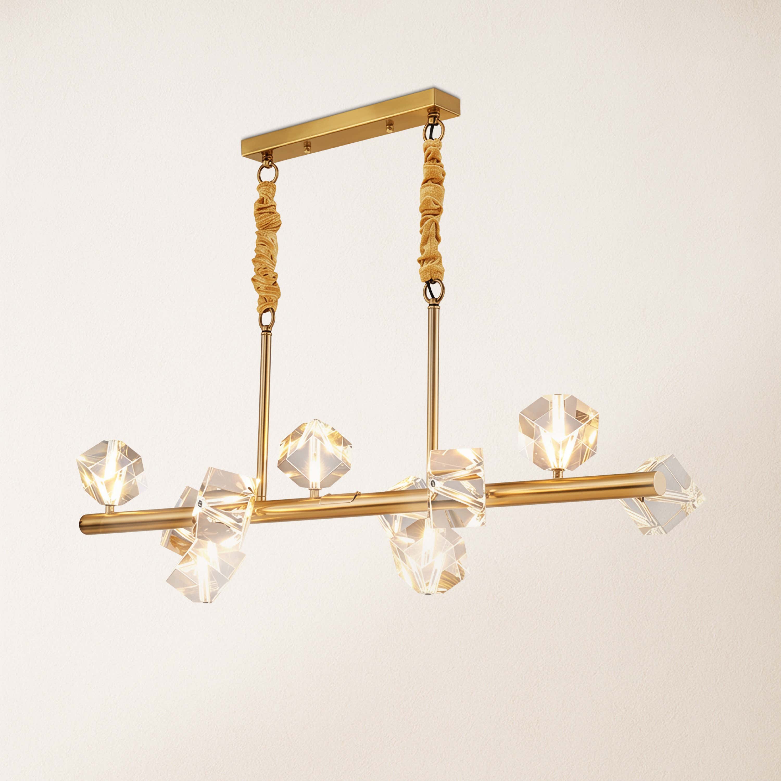 Stravon Radiant Structure Crystal Linear Chandelier