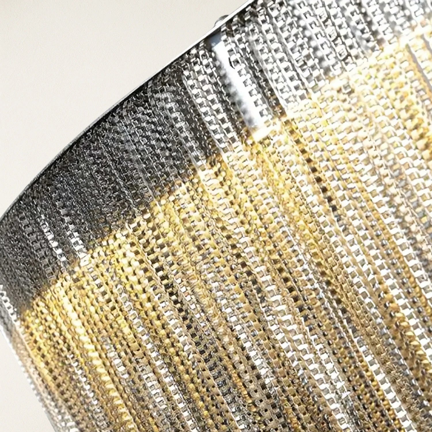 Teresa Cadena Steel Tassel Chandelier 31"D