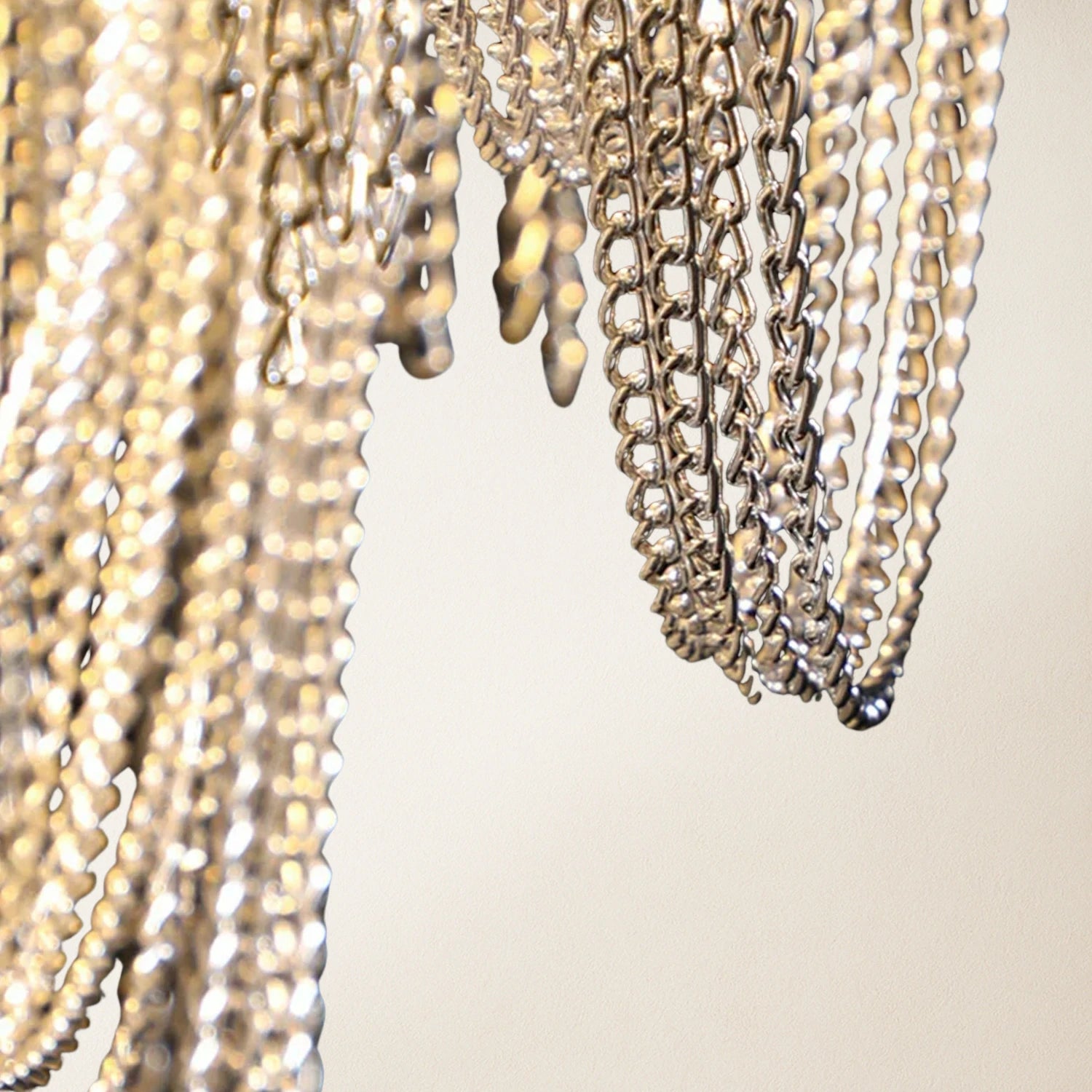 Teresa Cadena Chain Tassel Dining Room Chandelier 43"W