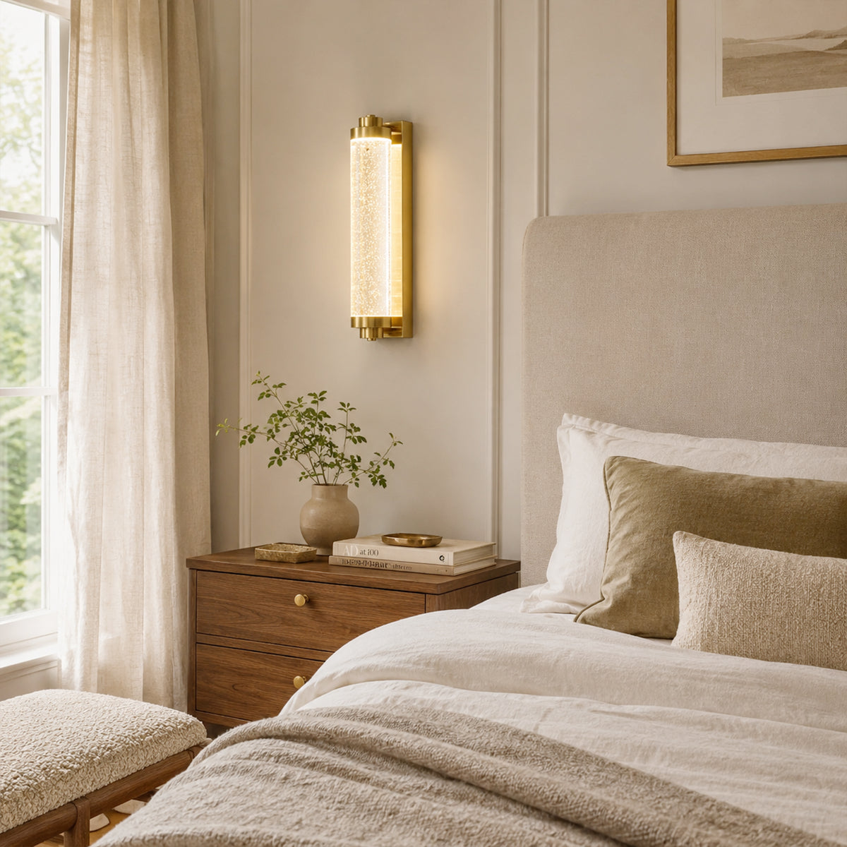 Lumira Crystal Bubble Wall Sconce